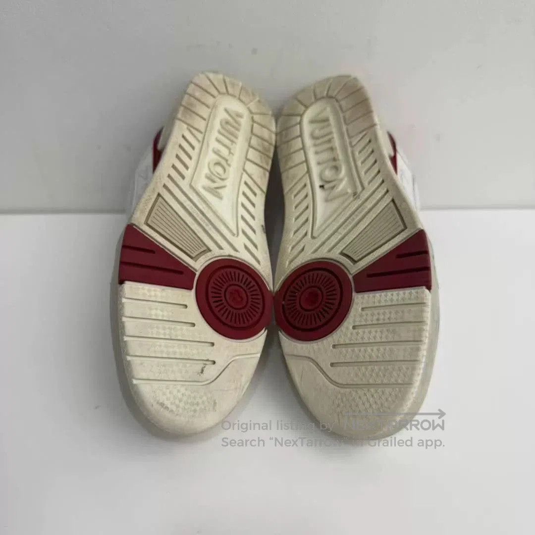 Louis Vuitton LV Trainer Red White Size 40.5. Size US 7.5 / EU 40-41 - 5 Thumbnail