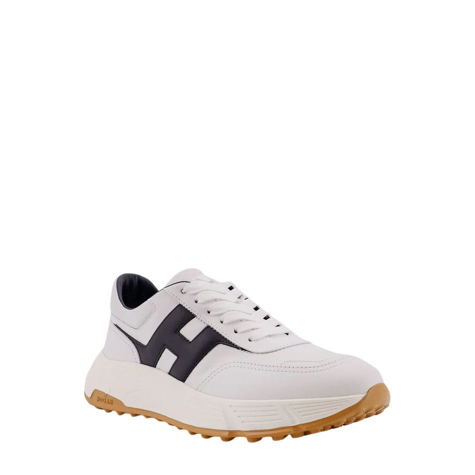 Hogan HOGAN Hyperlight White/Black Sneakers New & Authentic (Men's Size US 7.5 / EU 40-41 - 2 Thumbnail