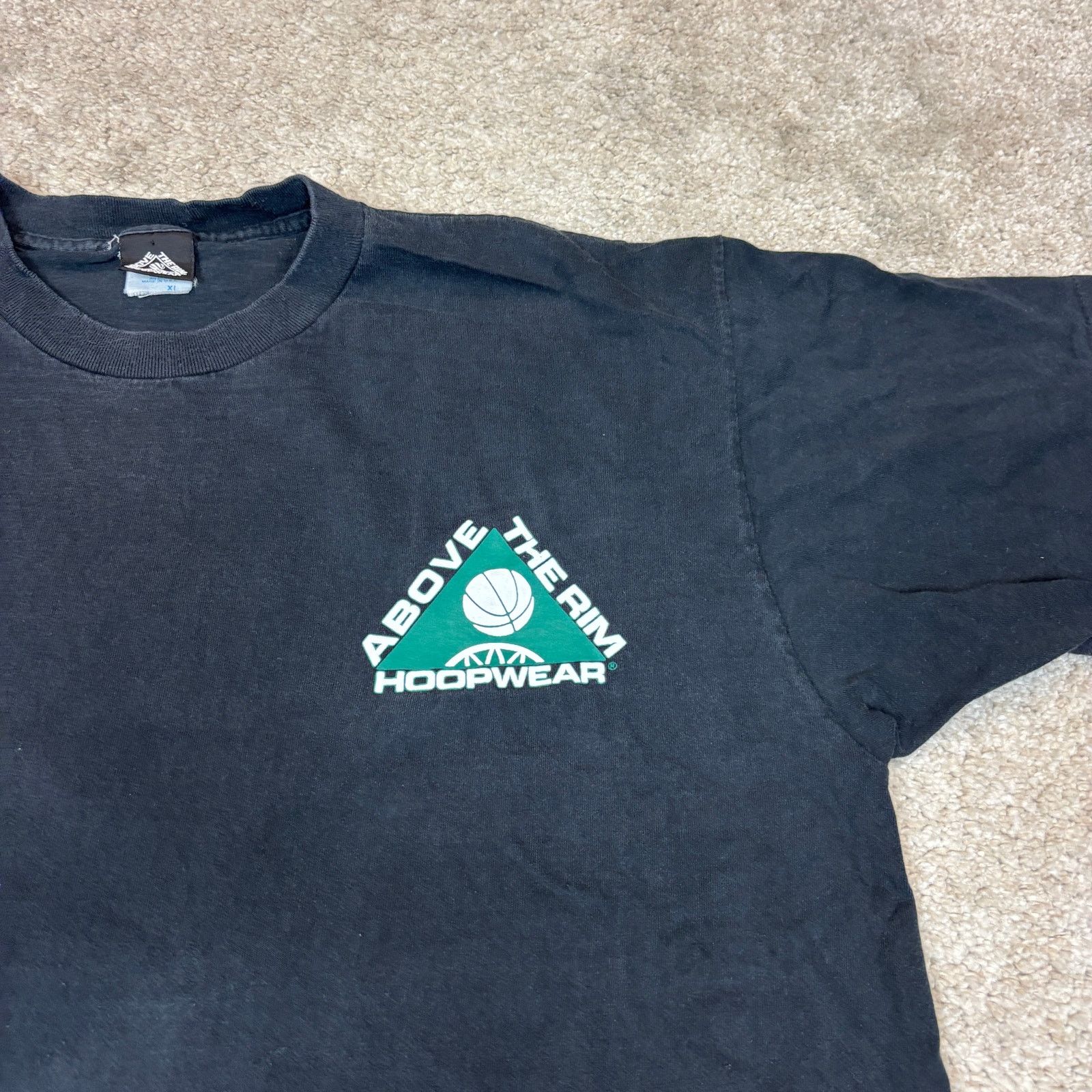 Vintage Vintage 90s Above the Rim Hoopwear T Shirt Men's XL Reebok Size US XL / EU 56 / 4 - 4 Thumbnail