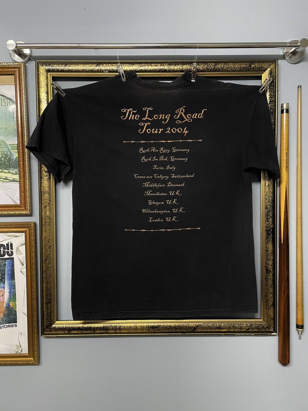Band Tees Vintage Original Nickelback The Long Road Tour Faded Tshirt Size US M / EU 48-50 / 2 - 7 Thumbnail