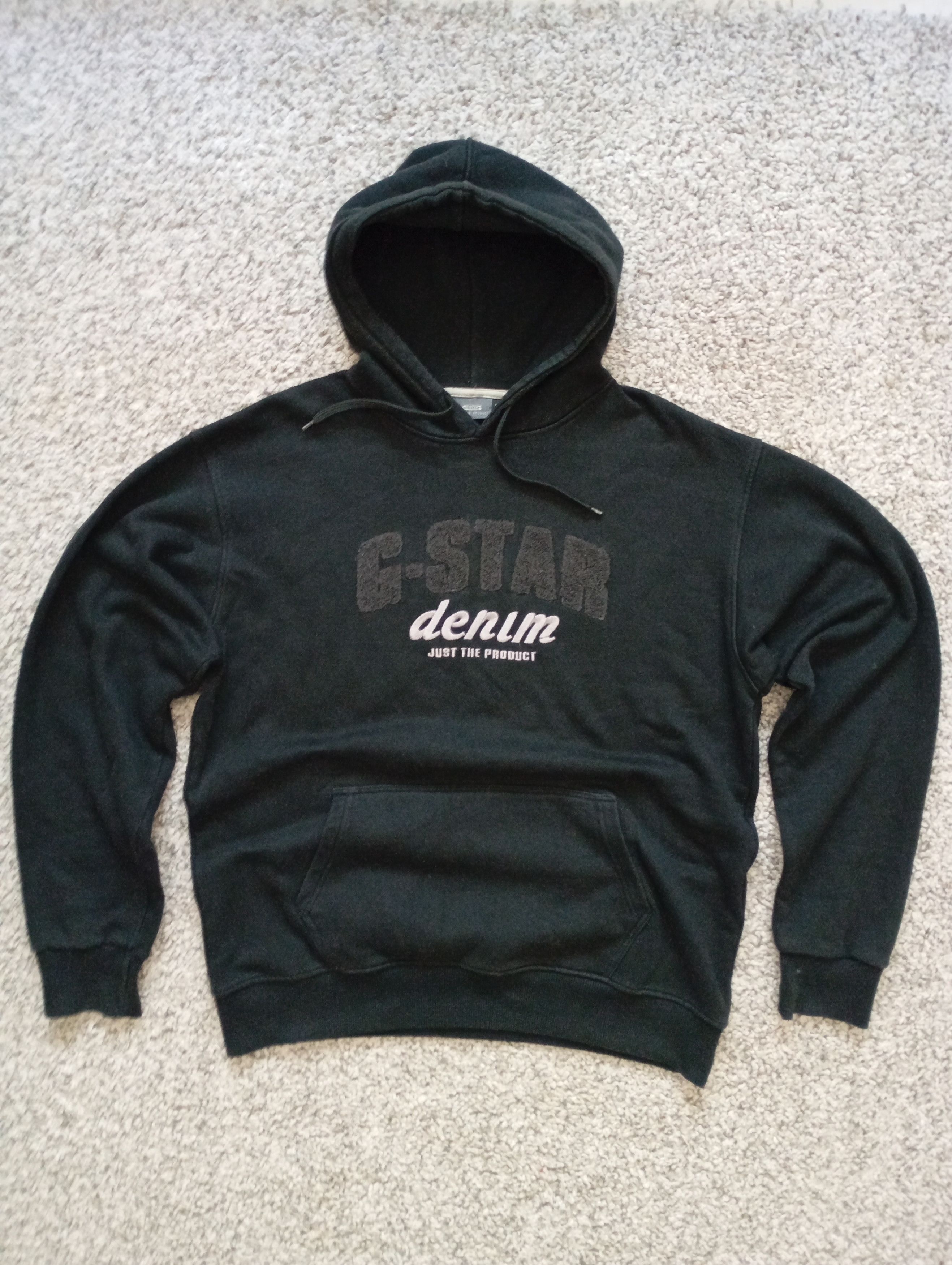 G-Star Vintage G-Star Raw Streetwear Black Hoodie Size US L / EU 52-54 / 3 - 1 Thumbnail