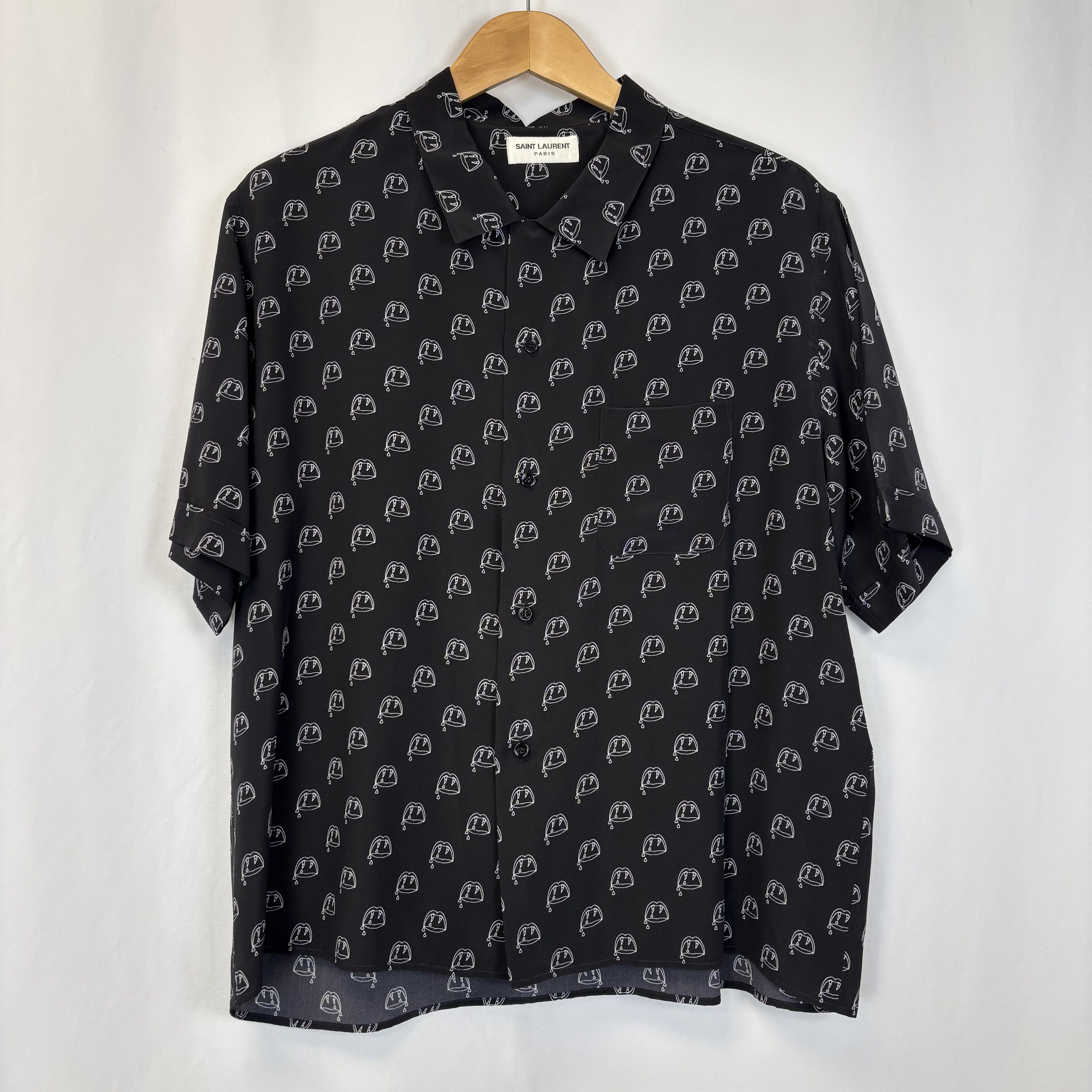 Saint Laurent Paris Saint Laurent Fang B&W Shirt Size US XL / EU 56 / 4 - 1 Thumbnail