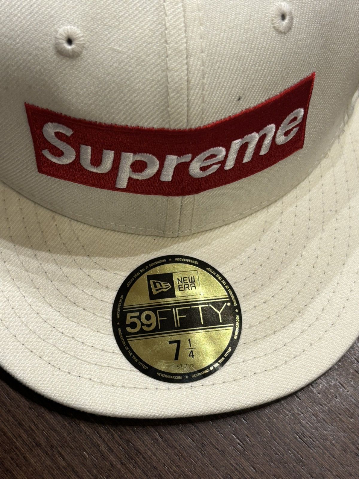New Era × Supreme Supreme New Era World Famous Hat White Size ONE SIZE - 8 Thumbnail