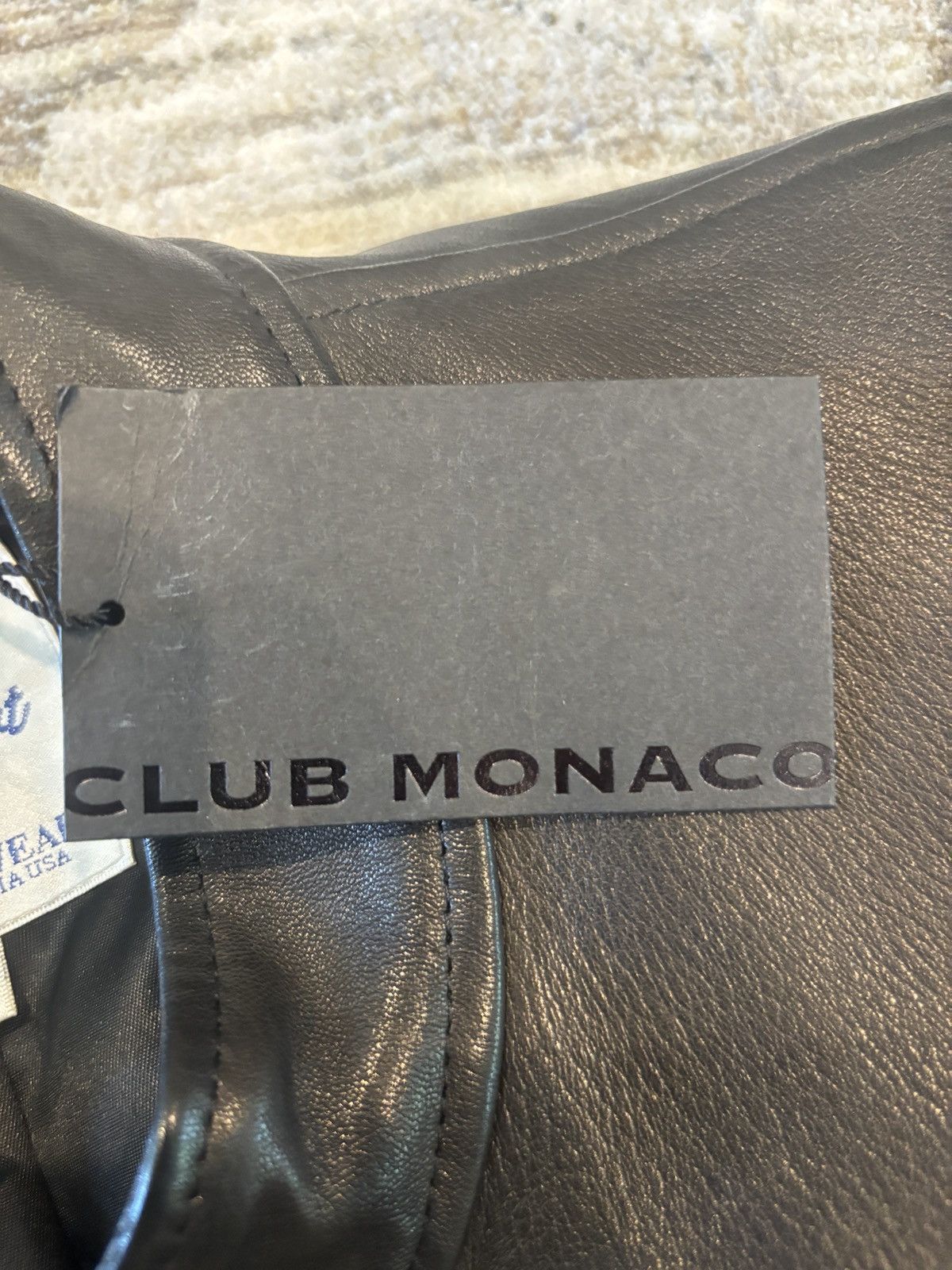 Golden Bear Golden Bear For Club Monaco Leather Jacket Size US M / EU 48-50 / 2 - 7 Thumbnail