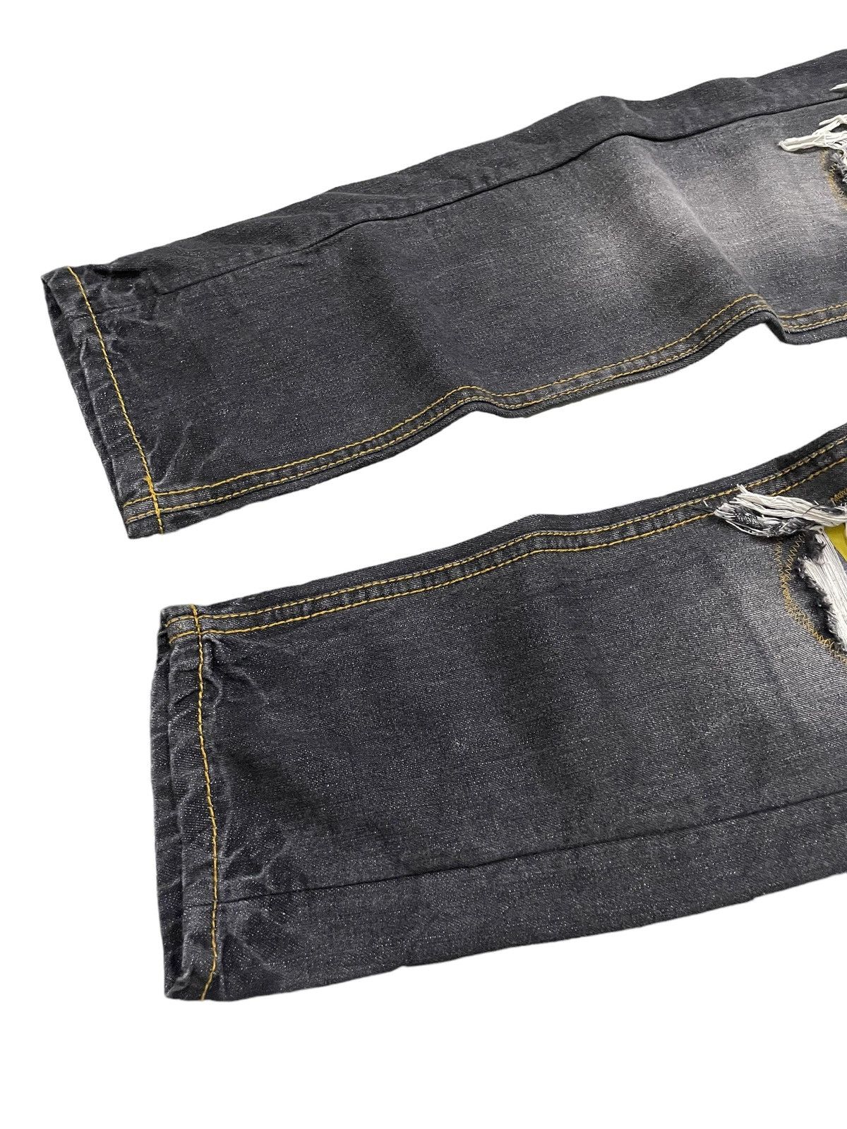 Hysteric Glamour Blue Moon Japan Distressed Patchwork Details Jeans Size US 29 - 7 Thumbnail