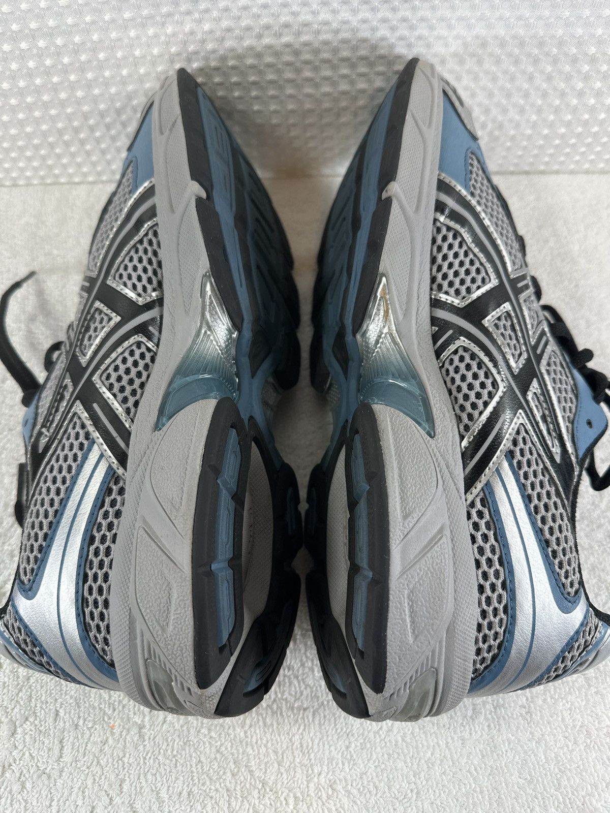 Asics ASICS Gel-1130 Black Blue Silver Shoes Size US 9 / EU 42 - 5 Thumbnail