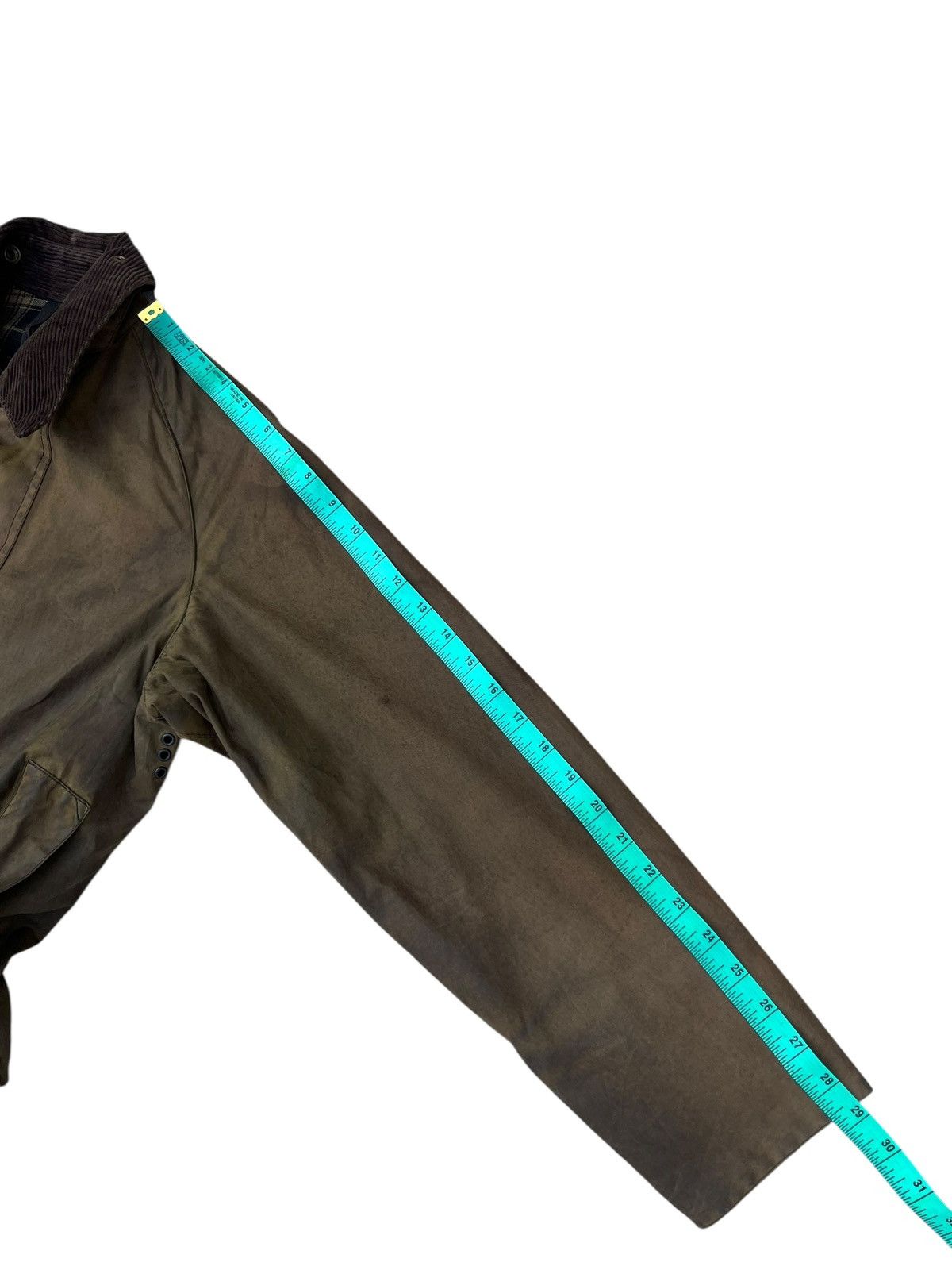Barbour Trashed Vintage Barbour Beaufort Distressed Waxed Jacket Size US S / EU 44-46 / 1 - 5 Thumbnail