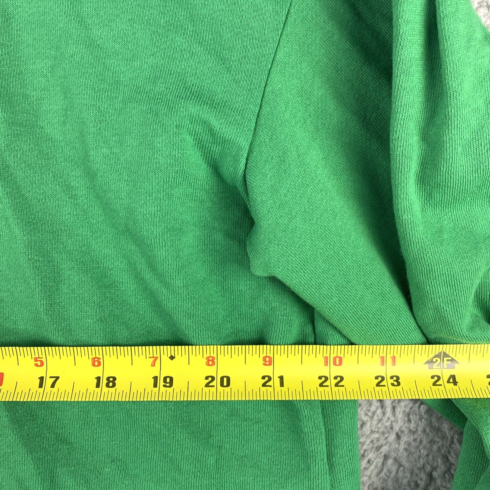 Vintage Green Envelope Blouse Women’s L Cropped Long Sleeve Bell Cowl Knit Polyester Stretch Bohemian Festival Modern All Seasons Size L / US 10 / IT 46 - 4 Thumbnail