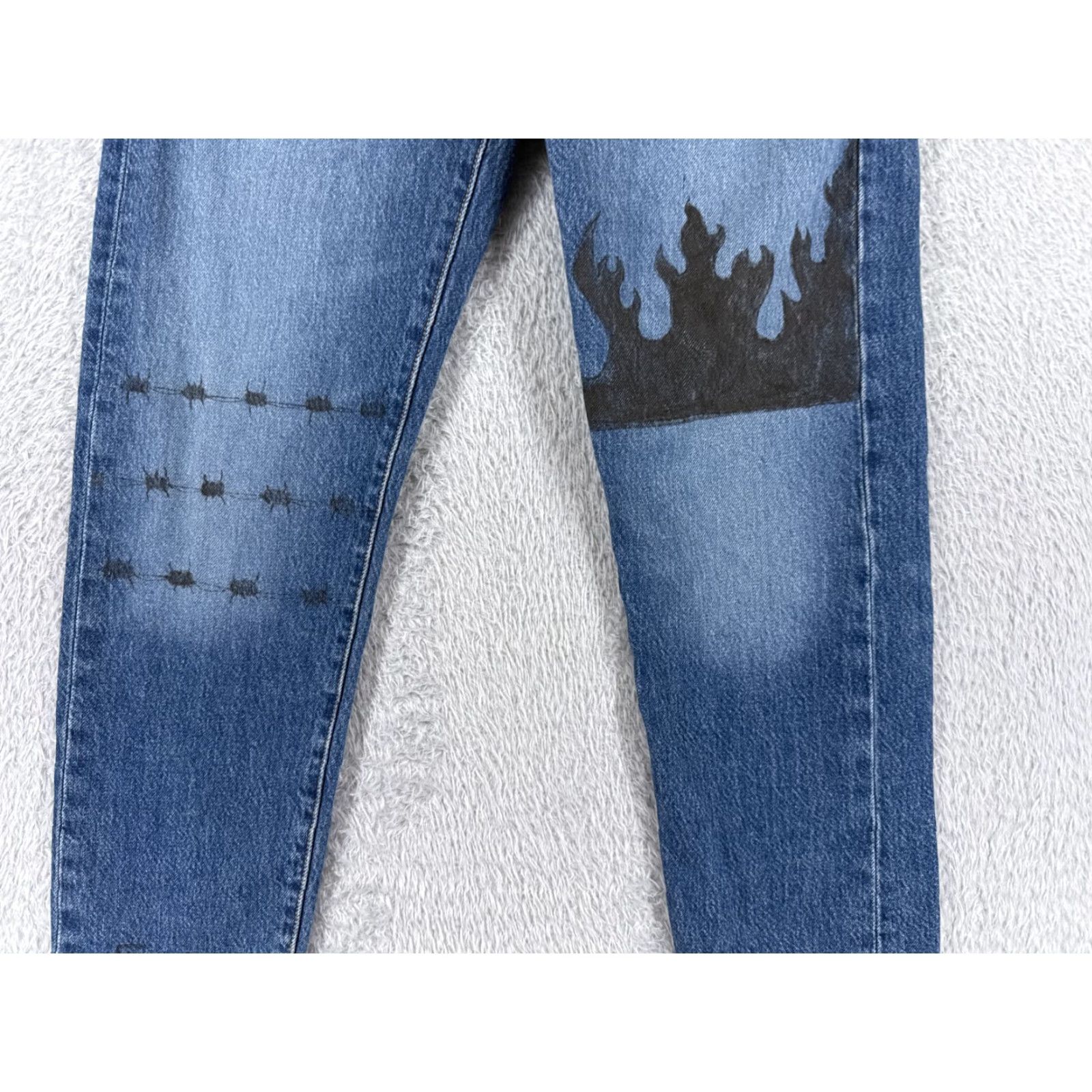 Levi's Levis Jeans Womens 27 Blue Denim 501 XX Tapered Slim Regular 5-Pocket Denim Blue Size 27" / US 4 / IT 40 - 3 Thumbnail