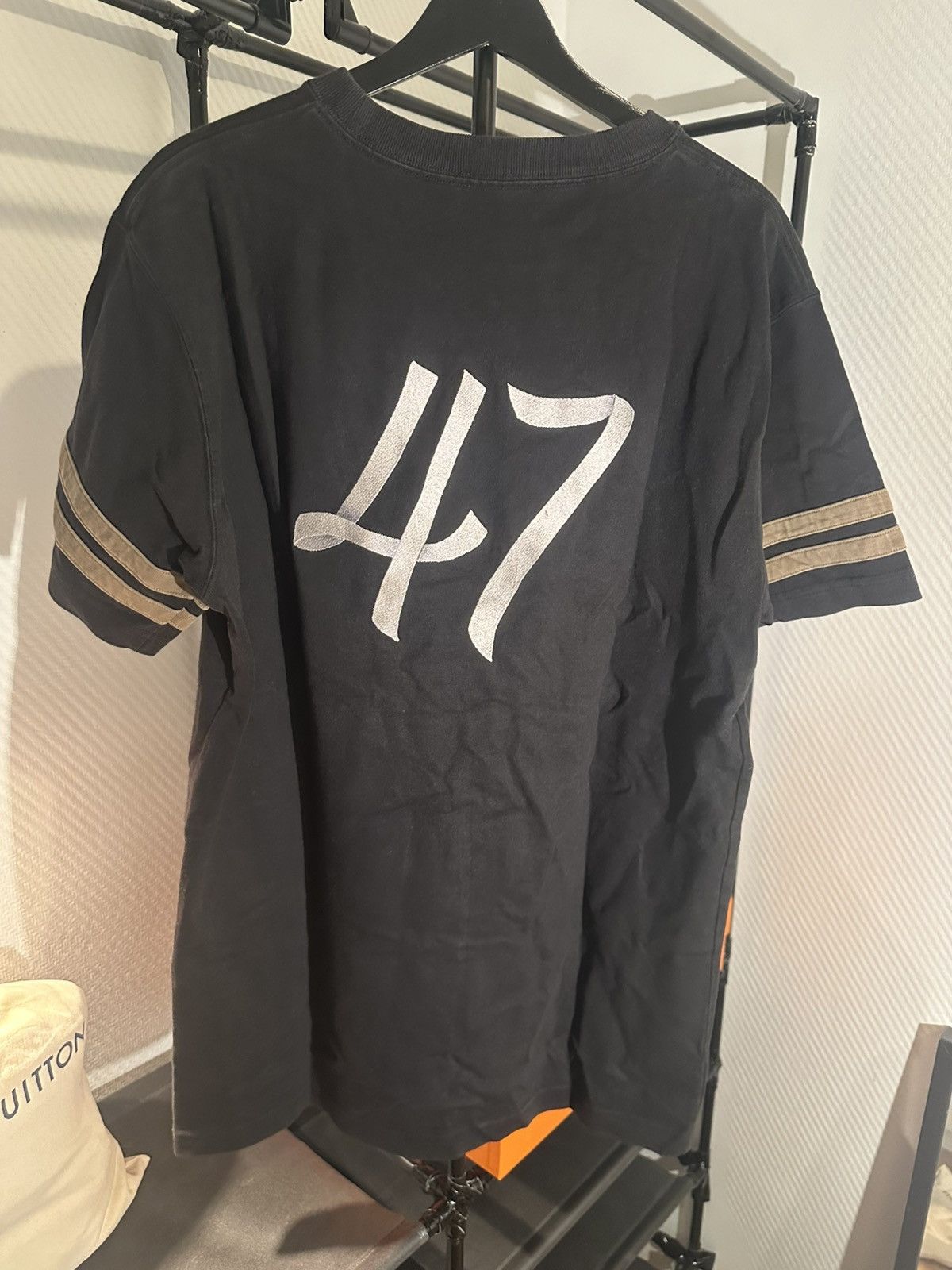 Dior Dior Collegiate Varsity Script ‘47’ T-shirt Black M Size US M / EU 48-50 / 2 - 5 Thumbnail