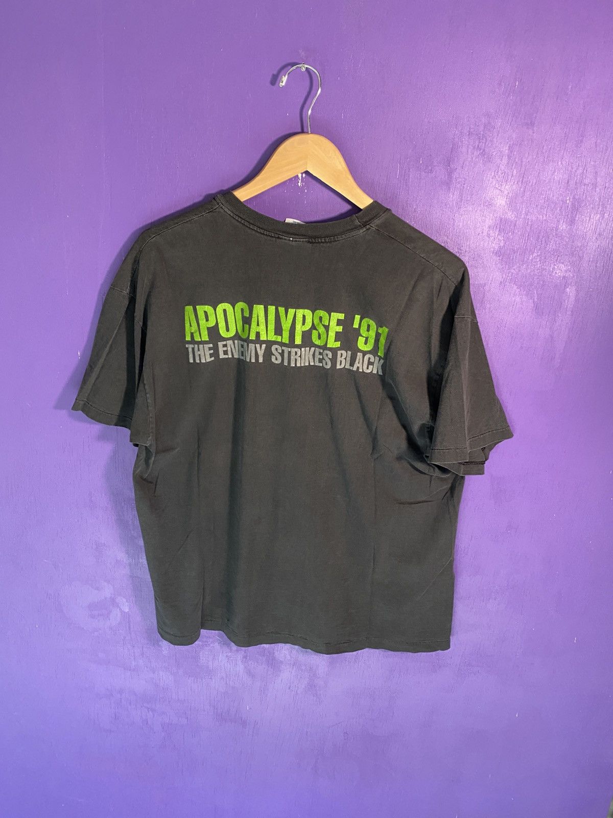 Rap Tees Vintage 1991 Public enemy apocalypse tour tee Size US L / EU 52-54 / 3 - 2 Thumbnail