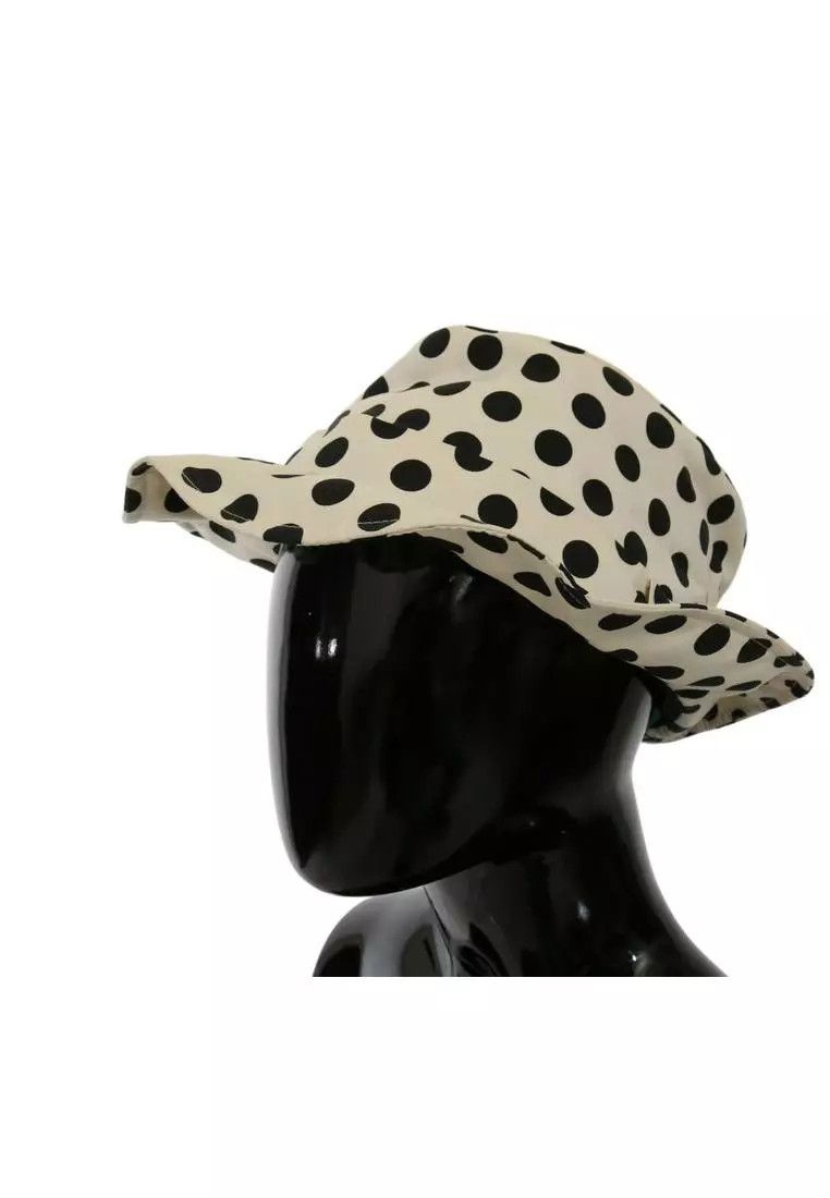 Dolce & Gabbana o1y0825 Size : 7 1/8 / Hat / Cap in Off-White/Black Size ONE SIZE - 3 Thumbnail