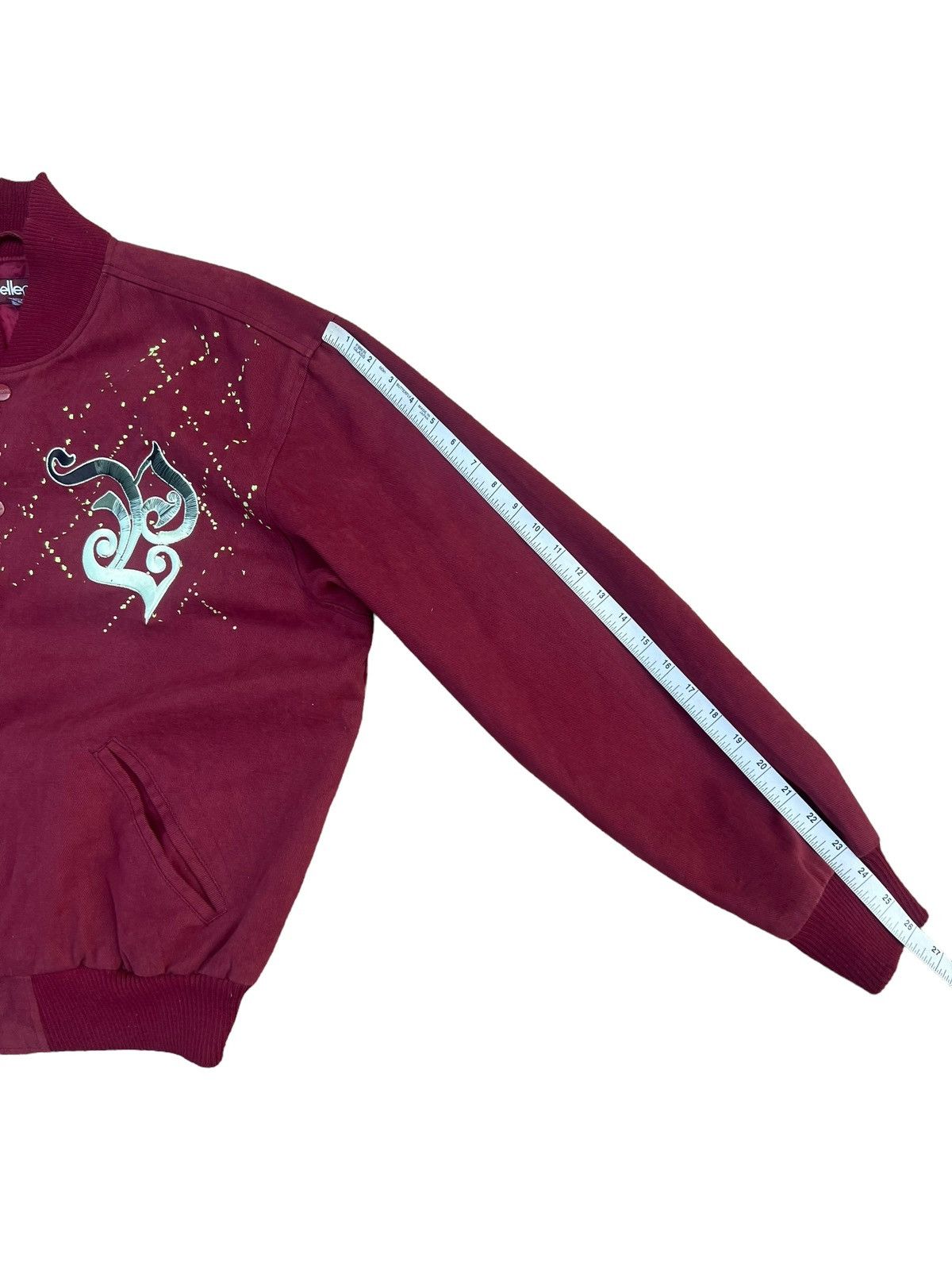 Pelle Pelle Vintage PELE PELE Embroidery SpellOut Oversize Bomber Jacket Size US L / EU 52-54 / 3 - 3 Thumbnail