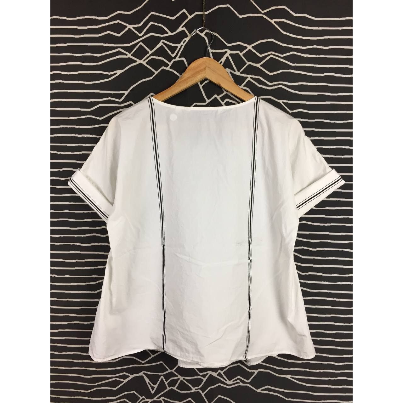 Christophe Lemaire × Lemaire × Uniqlo Uniqlo and Lemaire Sheersucker Short Sleeve T-Blouse Size M / US 6-8 / IT 42-44 - 14 Thumbnail