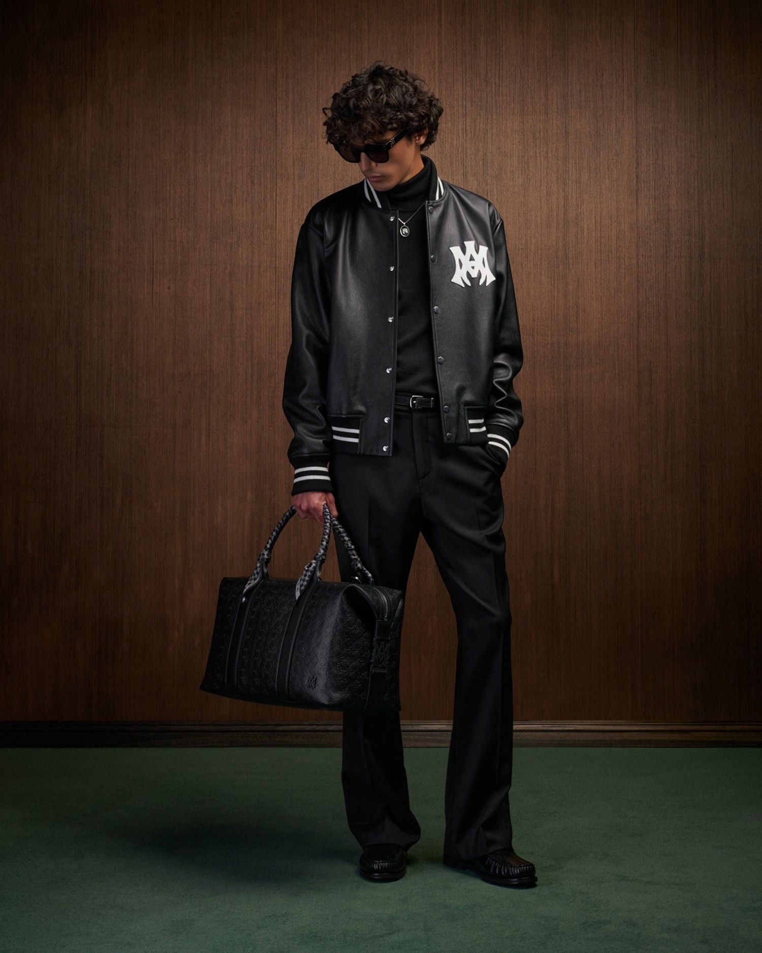 Amiri oc11z0126 MA Hollywood Leather Bomber Jacket in Black Size US S / EU 44-46 / 1 - 3 Thumbnail