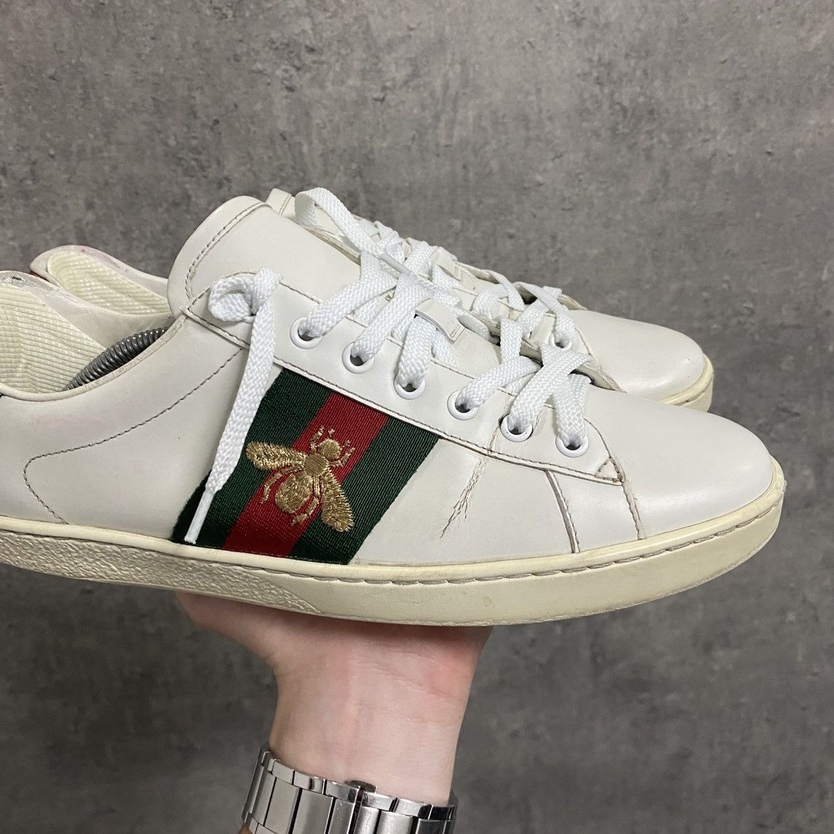 Gucci Gucci Ace Bee Shoes Size US 8.5 / EU 41-42 - 3 Thumbnail