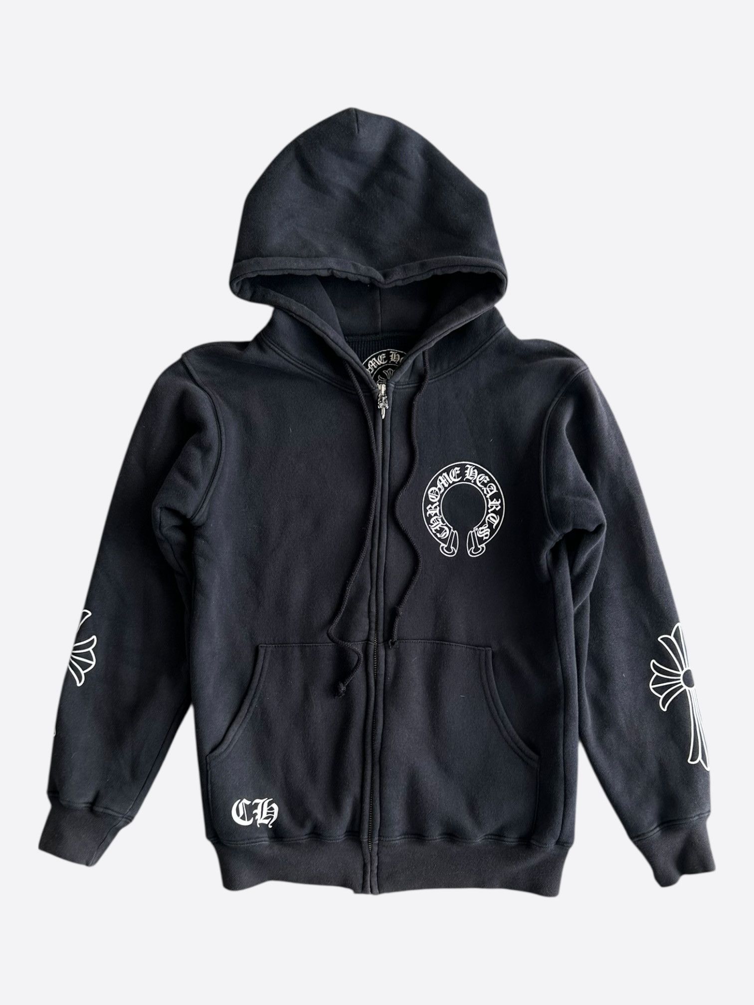 Chrome Hearts CHROME HEARTS Multi Color Horseshoe Logo Zip Up