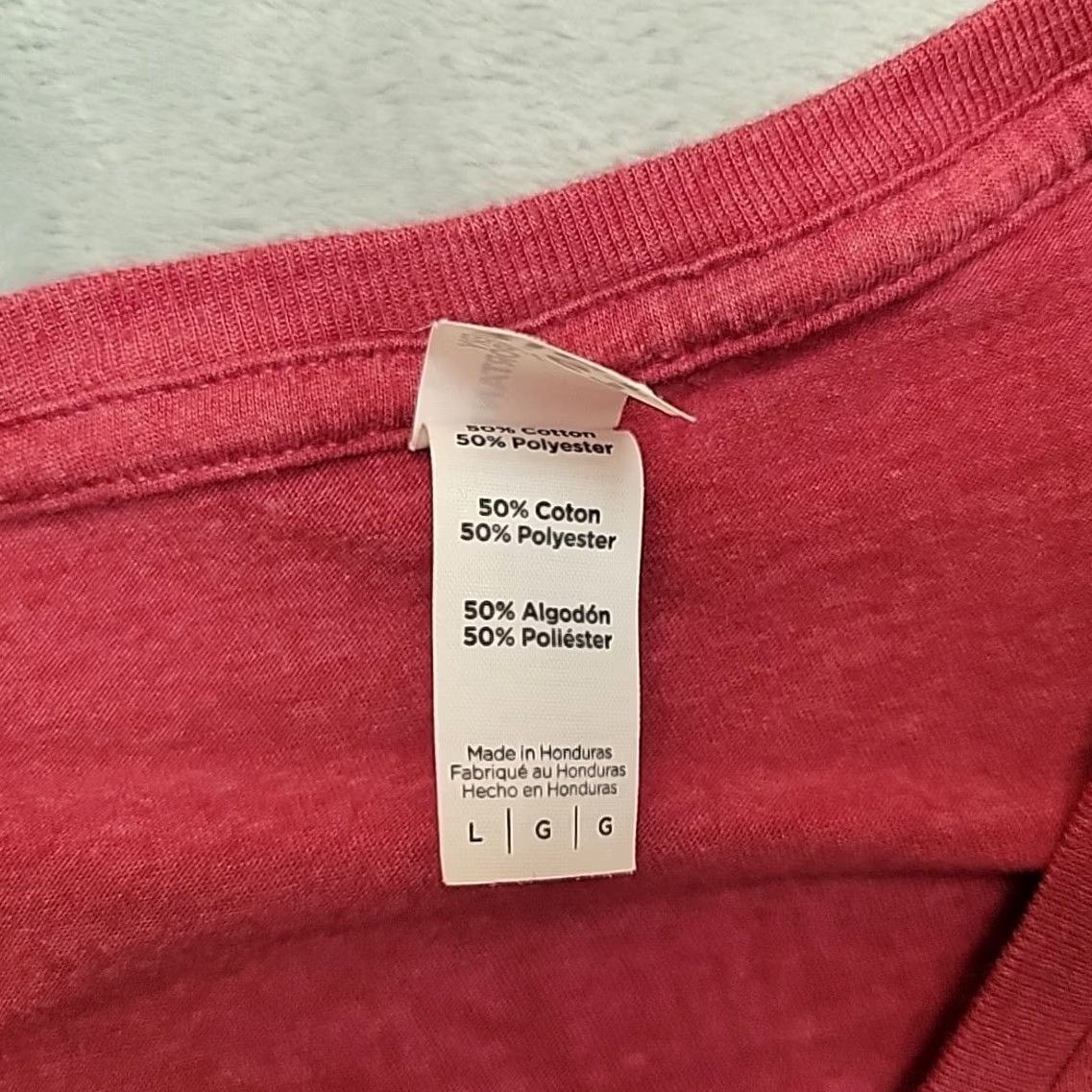 Vintage Wildland Firefighter Shirt Women L 2020 Red Cotton Blend Crew Neck Short Sleeve Graphic Print Size L / US 10 / IT 46 - 3 Thumbnail