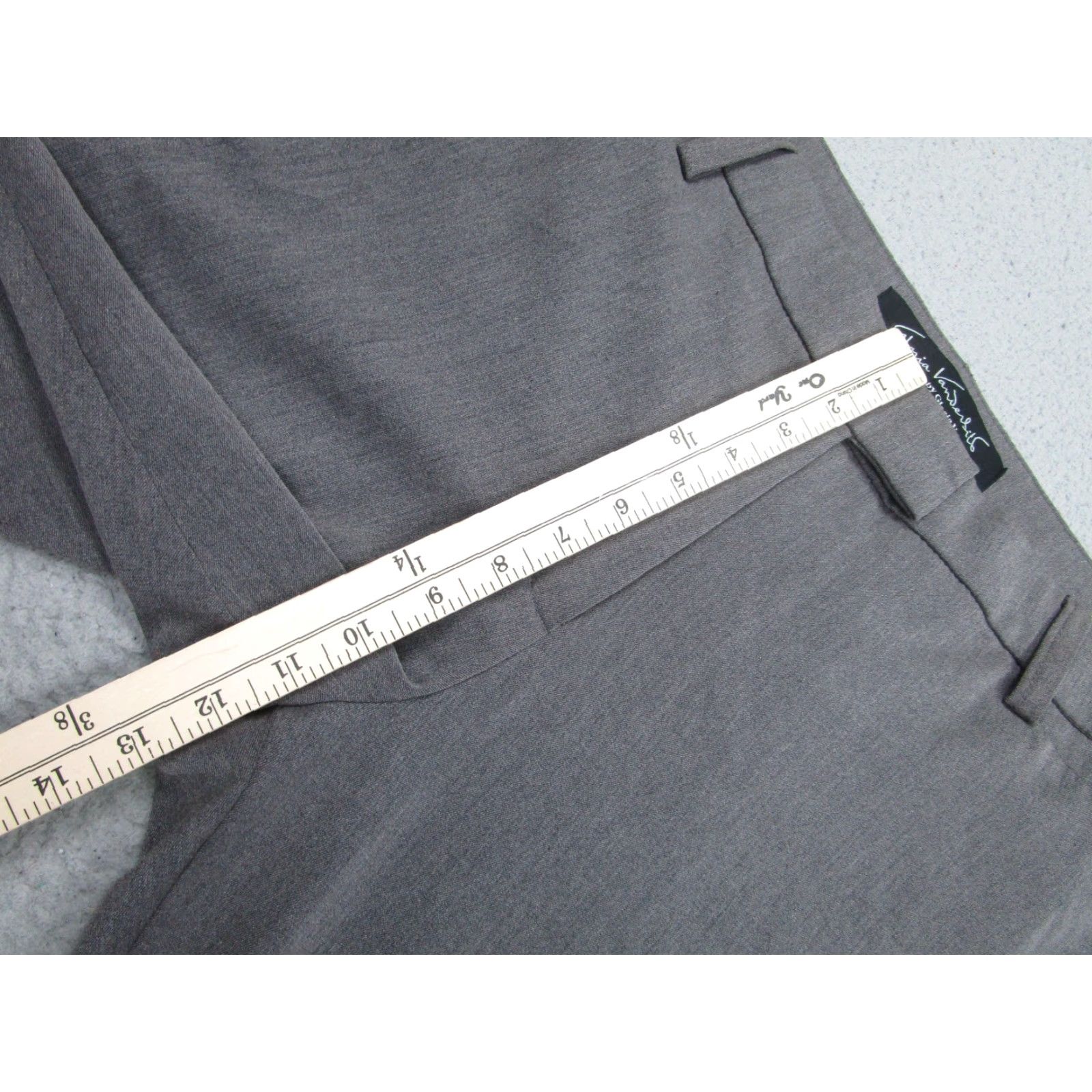 Gloria Vanderbilt Gloria Vanderbilt Dress Pants Womens 18 Gray Stretch Slimming Tummy Panels Dress Pants Womens Gray Heather 18 Slacks Size 40" / US 18 - 7 Thumbnail