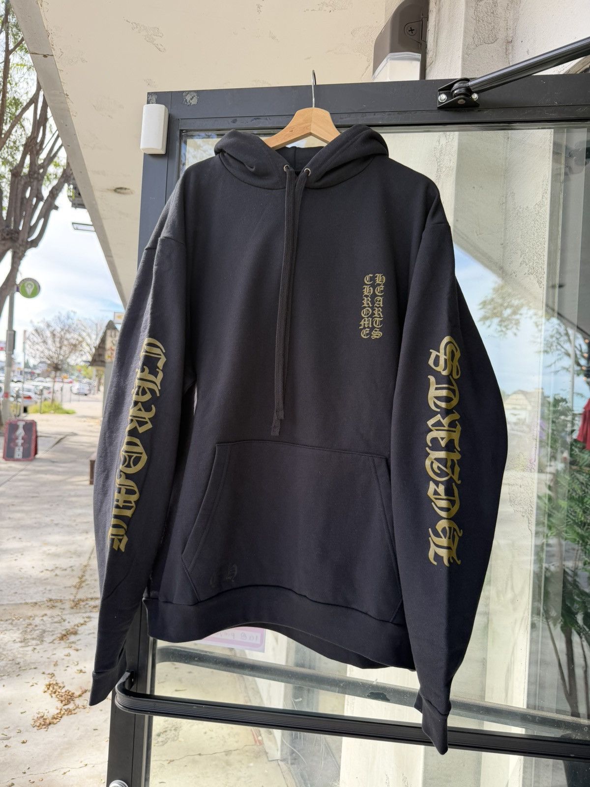 Chrome Hearts Chrome Hearts Olive Vertical Logo Hoodie NEW Size US XL / EU 56 / 4 - 1 Thumbnail