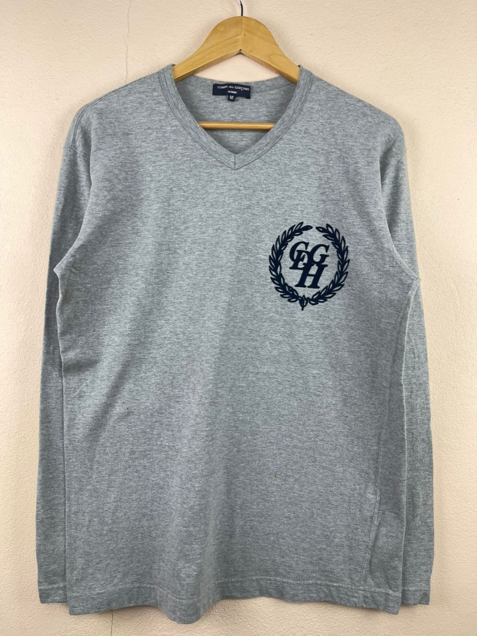 Comme des Garcons Homme × Designer × Japanese Brand AD2008 Comme Des Garcons Homme Long Sleeve Tee Size US M / EU 48-50 / 2 - 1 Thumbnail