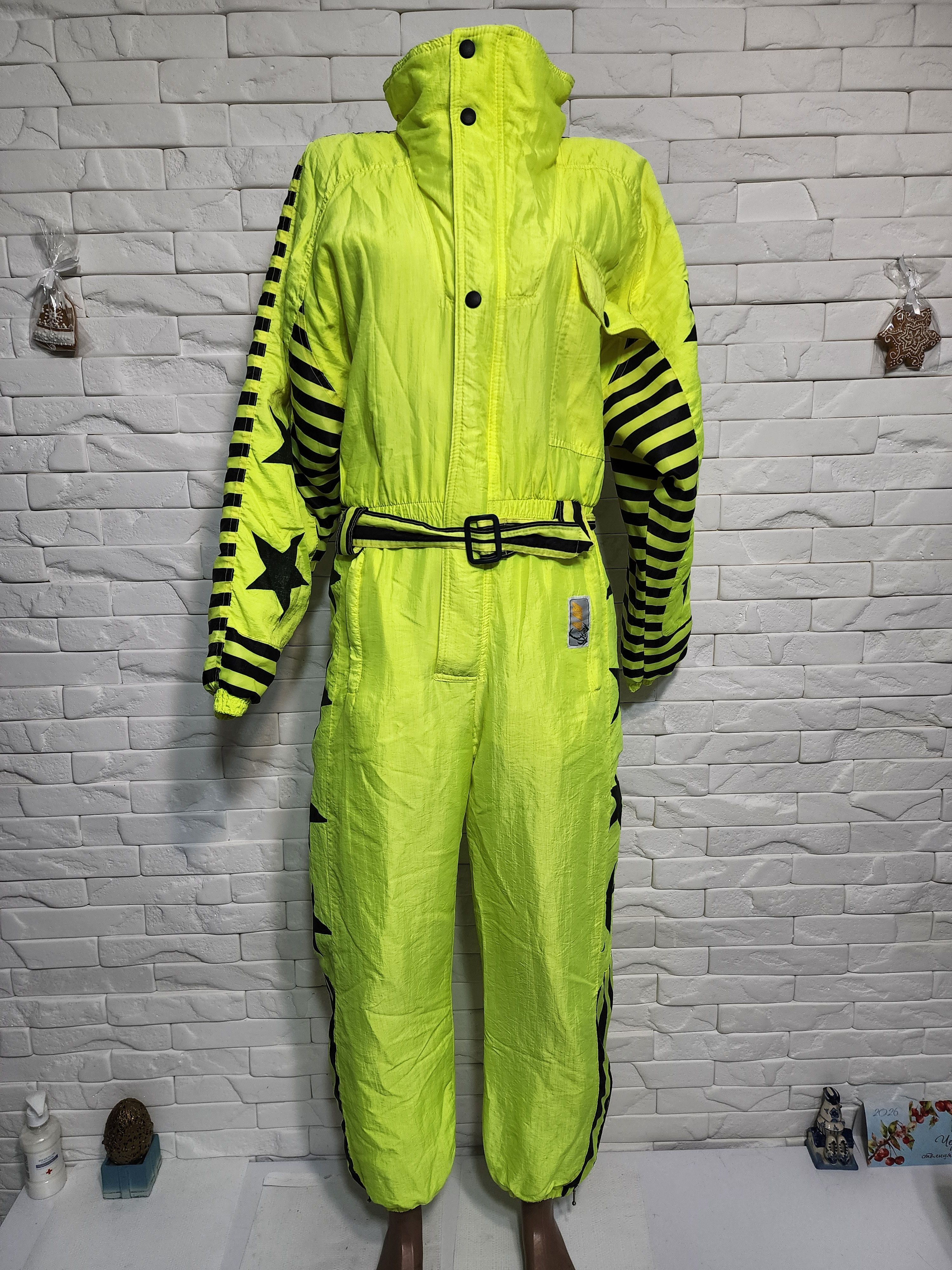 Other Men's Ski Sports Suit: Yellow Warm Activewear. Size US 31 - 1 Thumbnail