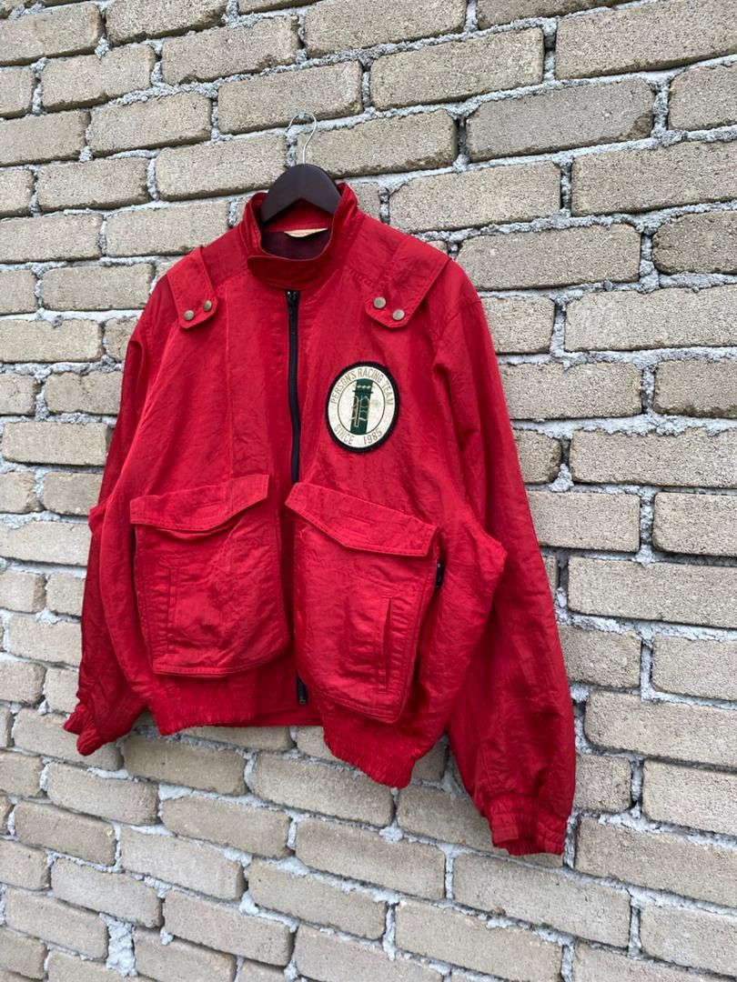 PERSON'S Vintage Persons Racing Team Bikers Jacket Size US L / EU 52-54 / 3 - 4 Thumbnail