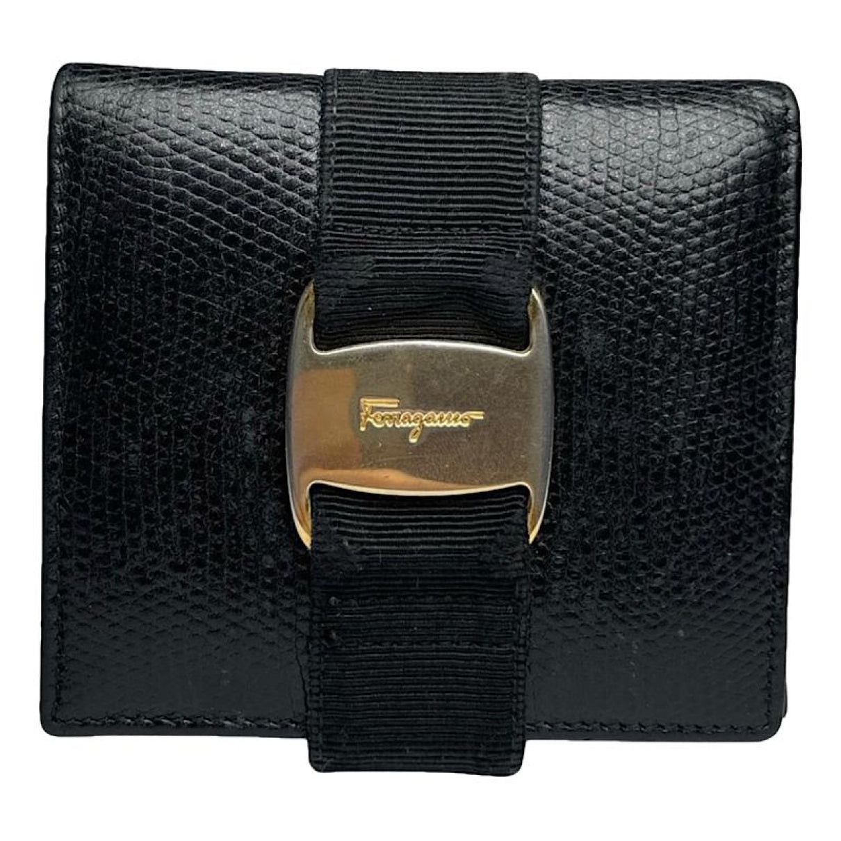 Salvatore Ferragamo Black Leather Small Bag Size ONE SIZE - 1 Thumbnail