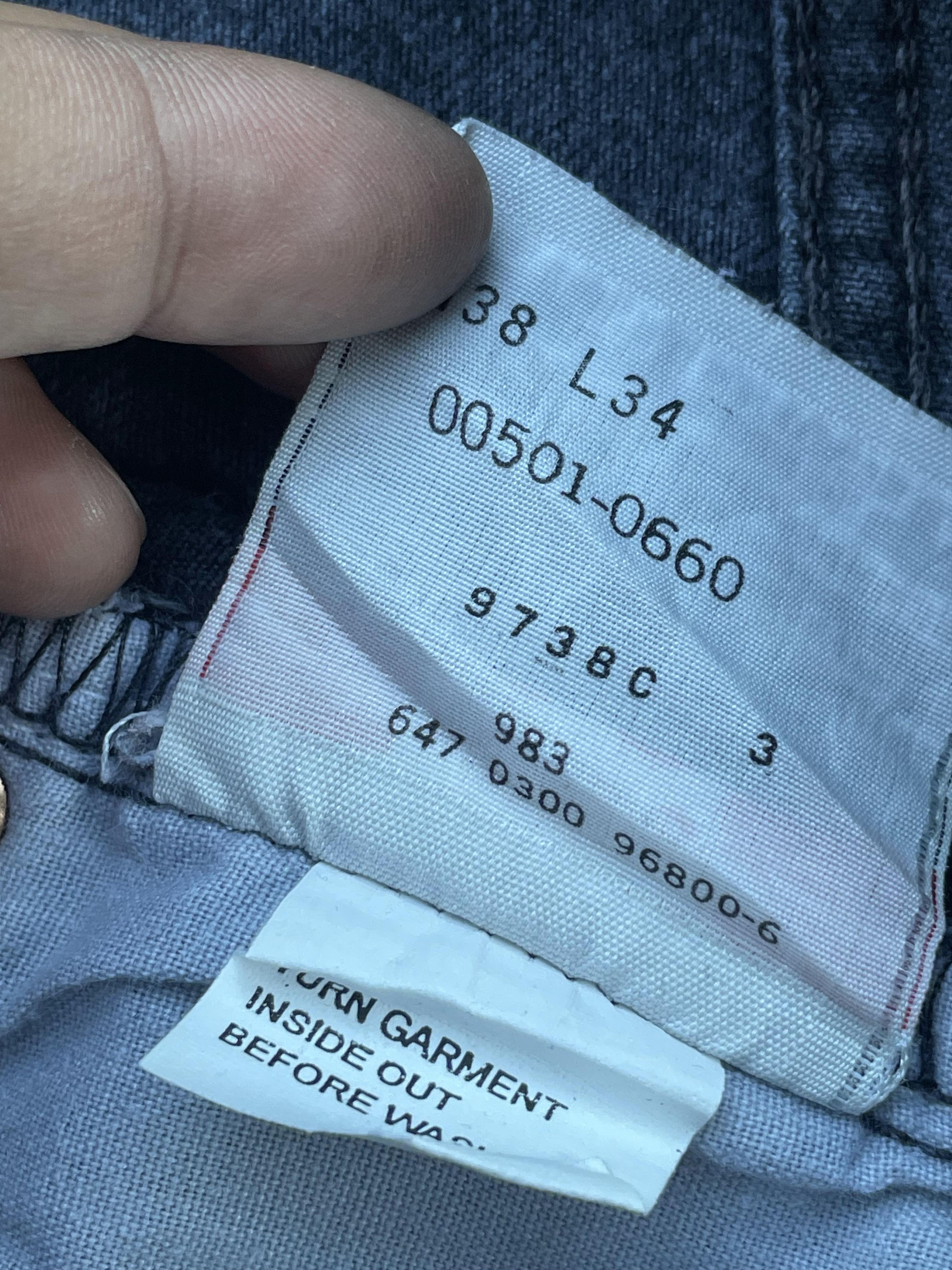 Levi's Vintage Levis 501 e Faded Denim Short Size 37" - 9 Thumbnail