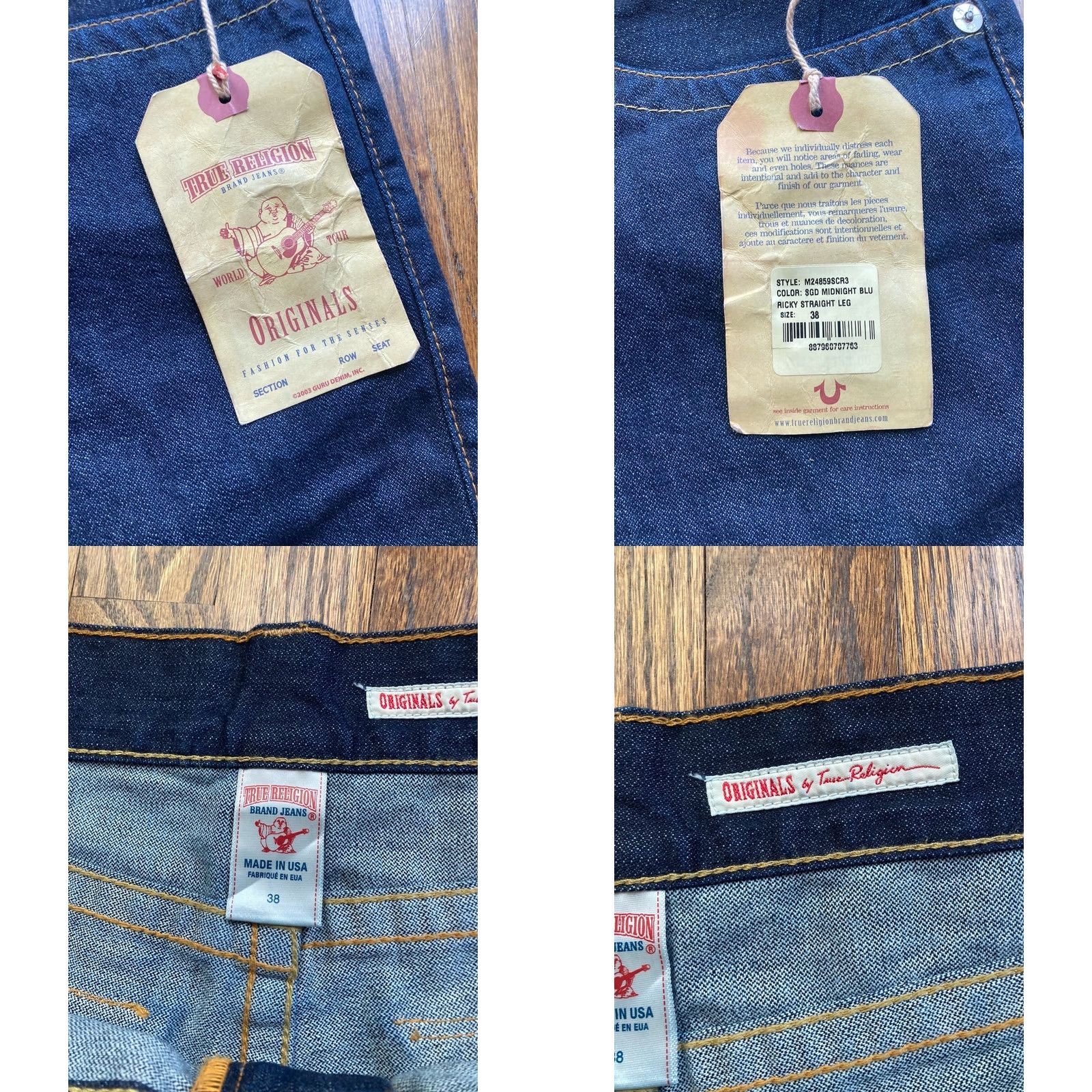 True Religion True Religion Shorts Jeans 5-Pocket Denim Relaxed Men's 38 Blue NWT Flap Pocket Size US 38 / EU 54 - 8 Thumbnail