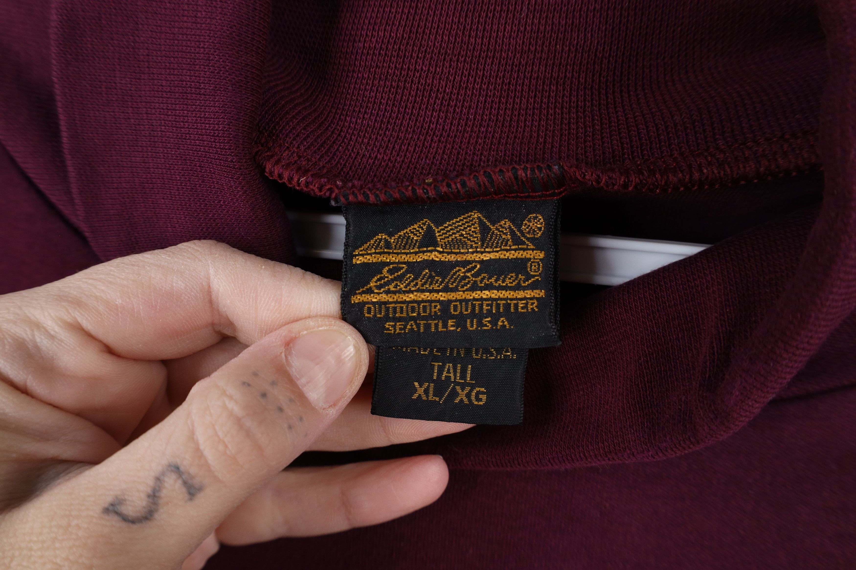 Eddie Bauer × Vintage Vintage 90s Eddie Bauer Long Sleeve Turtleneck T-Shirt USA Size US XL / EU 56 / 4 - 7 Thumbnail