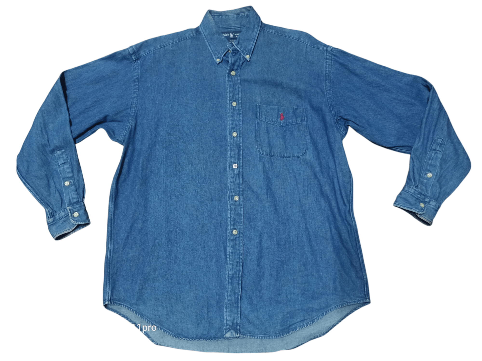 Polo Ralph Lauren × Vintage Polo Vintage 90s Button Up Blaire Front Poket Size US L / EU 52-54 / 3 - 1 Thumbnail