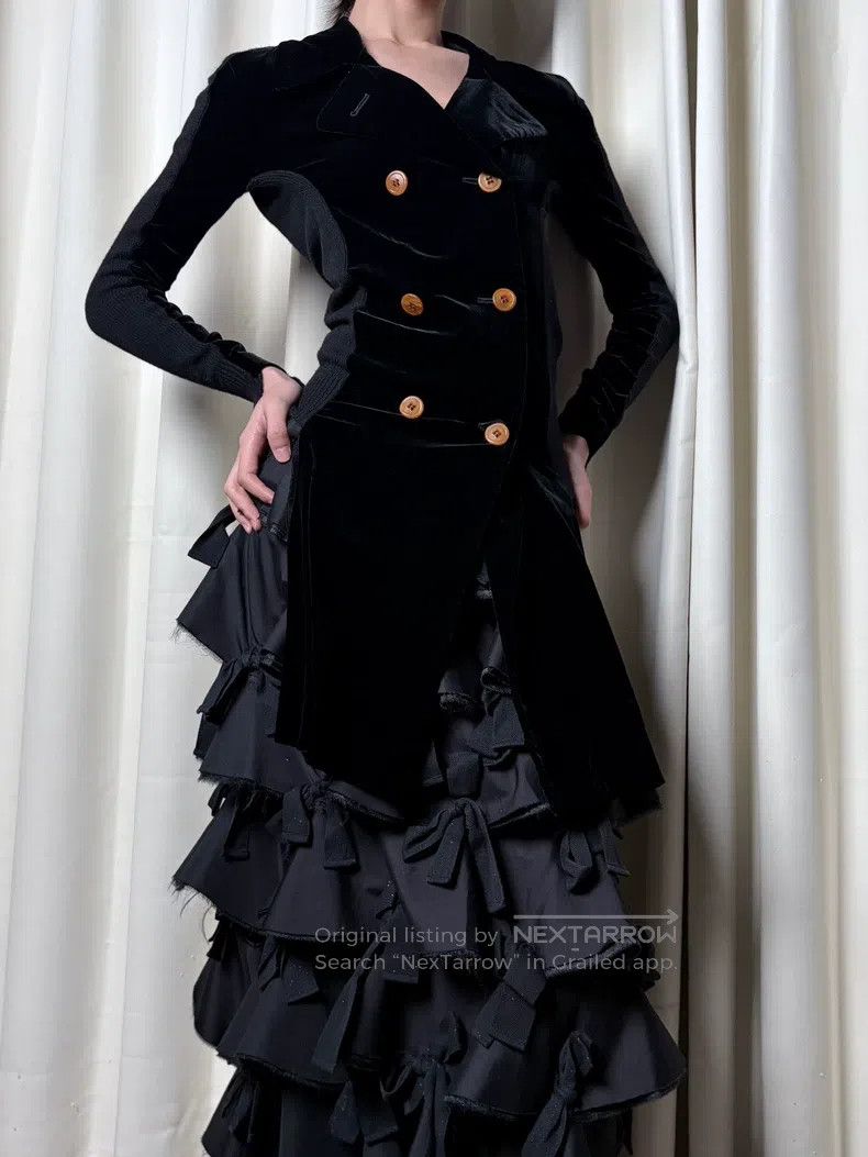 Comme des Garcons Comme Des Garcons Velvet Tailcoat Jacket Size S / US 4 / IT 40 - 4 Thumbnail