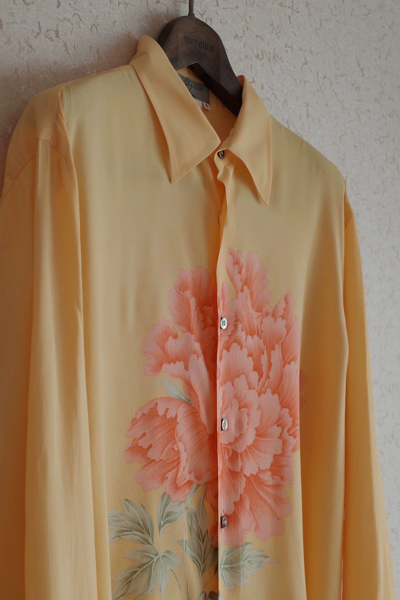 Yohji Yamamoto Yohji Yamamoto 96SS Flower & Boy Golden Peony Jacket M Size US M / EU 48-50 / 2 - 4 Thumbnail