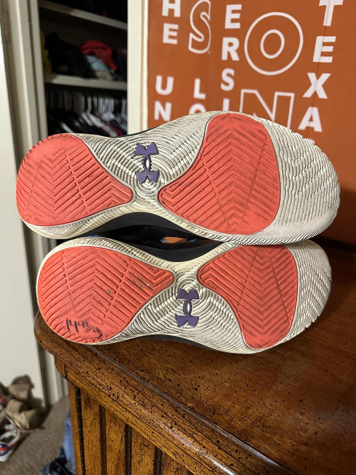 NBA × Under Armour × Vintage Vintage NBA Under Armor Basketball “jet 21” 00s size 12 Size US 12 / EU 45 - 6 Thumbnail