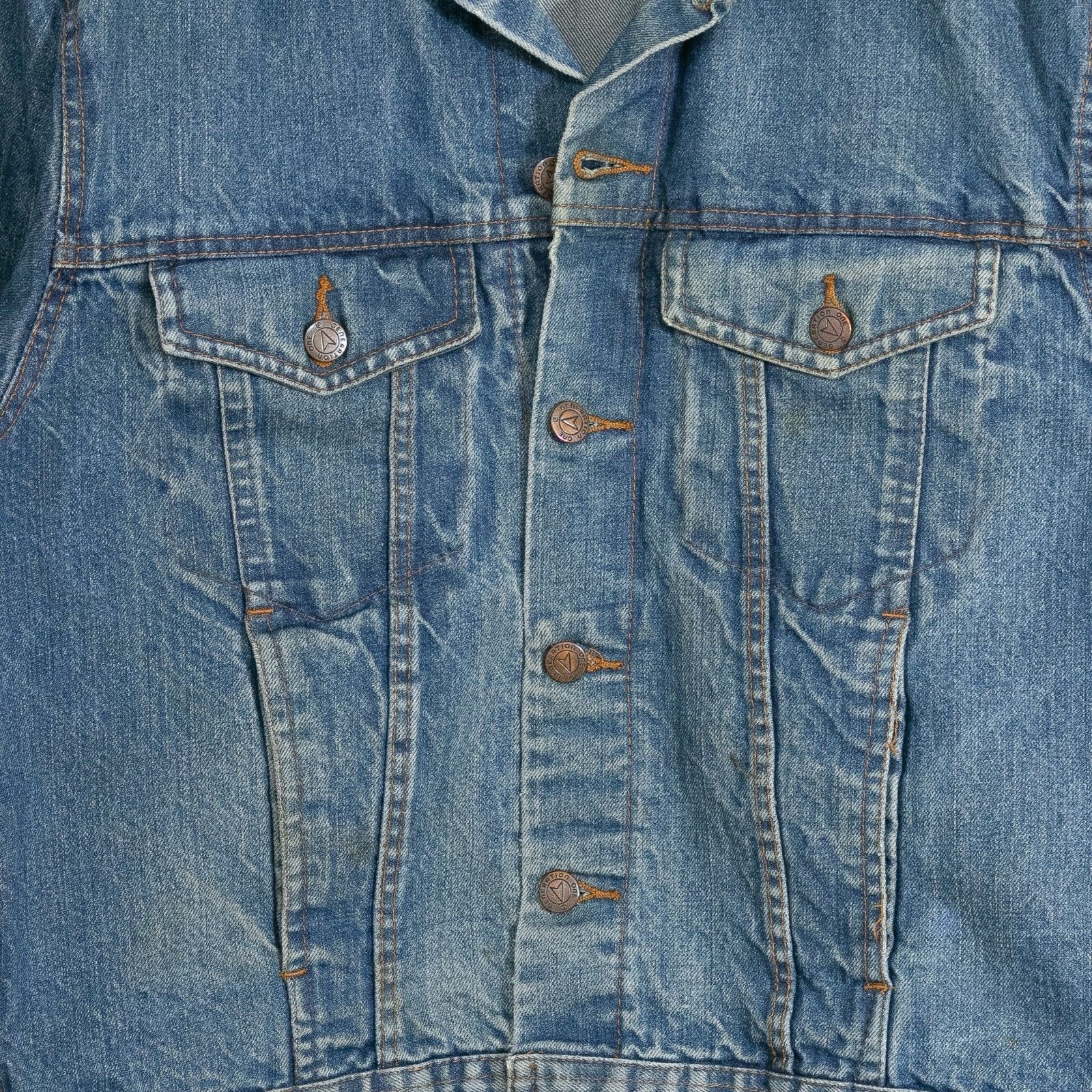 Vintage Vintage 90s Generation One Denim Trucker Jacket Mens Small Size US L / EU 52-54 / 3 - 3 Thumbnail
