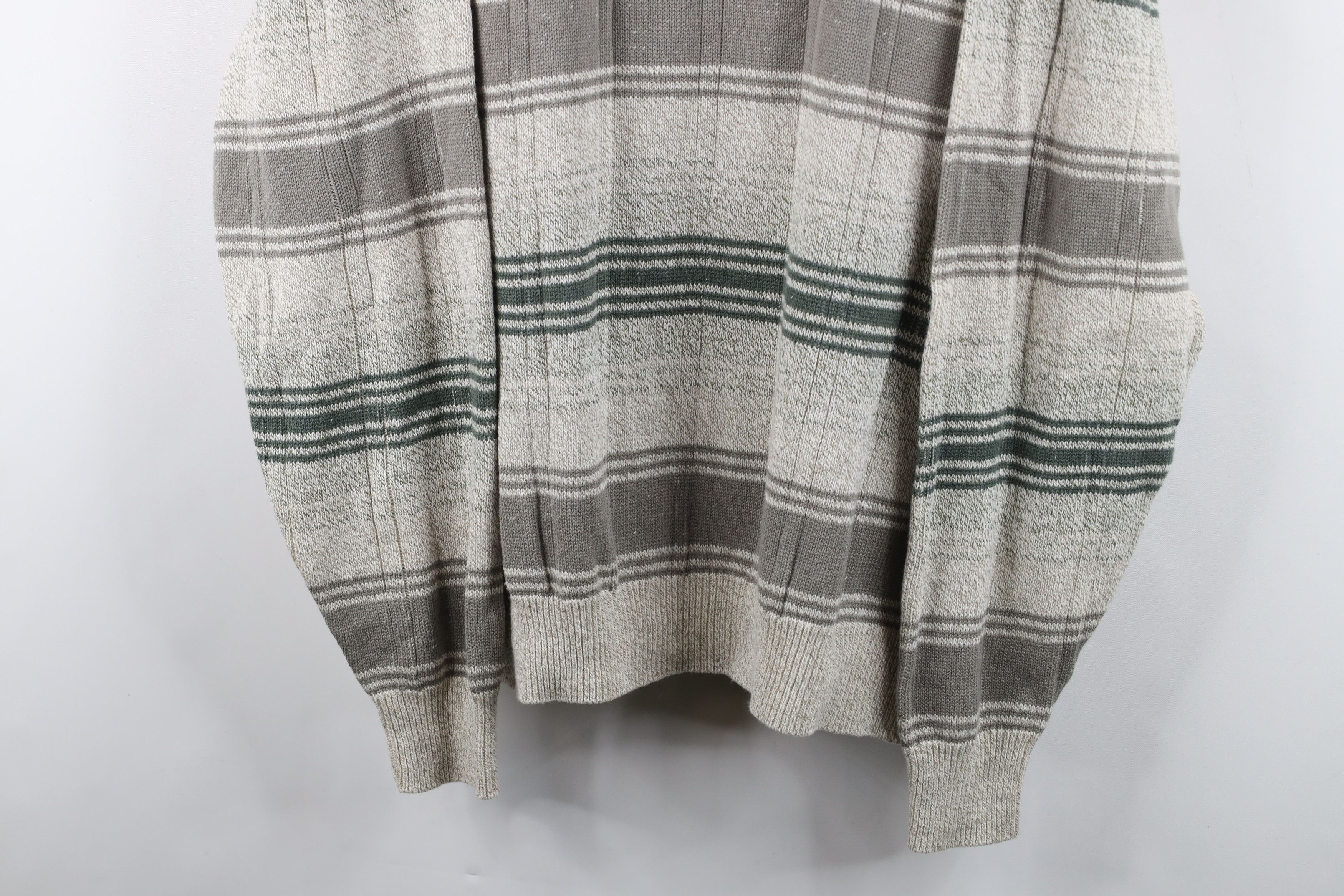 Vintage Vintage 90s Streetwear Ribbed Knit Crewneck Sweater USA Size US XL / EU 56 / 4 - 3 Thumbnail