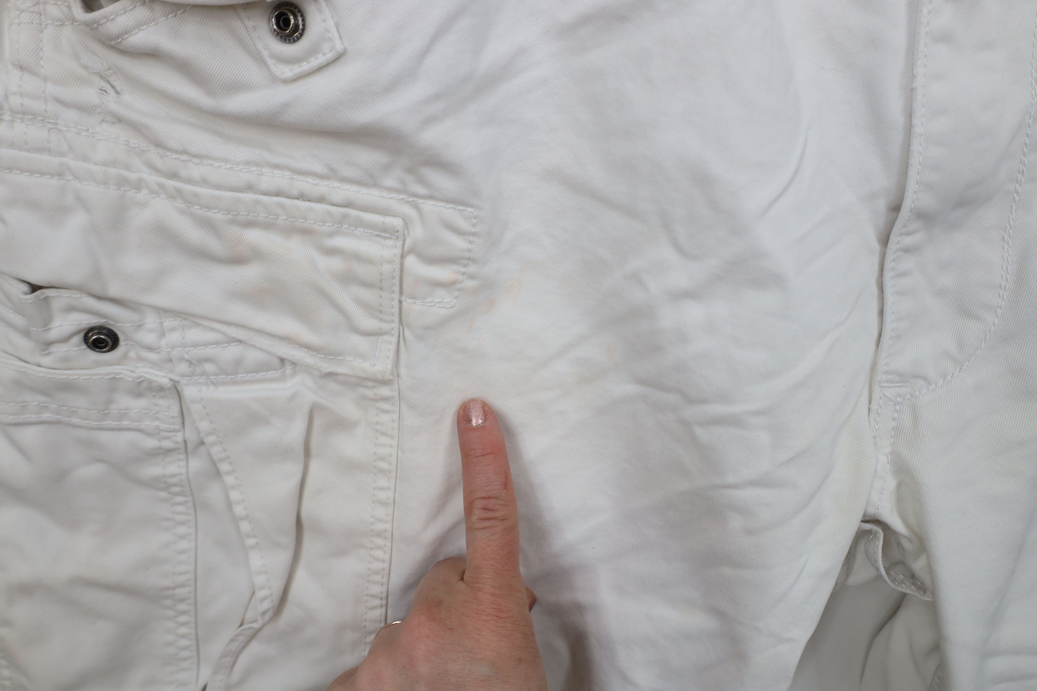 Ralph Lauren × Vintage Vintage 90s Ralph Lauren Heavy Military Cargo Shorts White Size US 40 / EU 56 - 7 Thumbnail