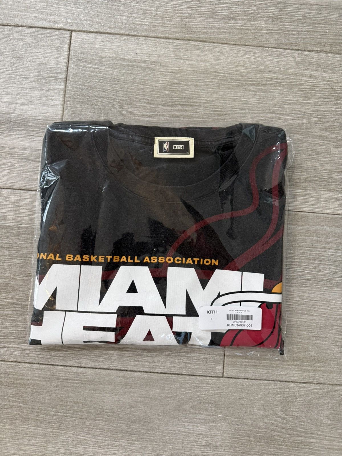 Kith × NBA KITH for NBA All-Star Miami Heat Vintage Tee Black Sz Large Size US L / EU 52-54 / 3 - 11 Thumbnail