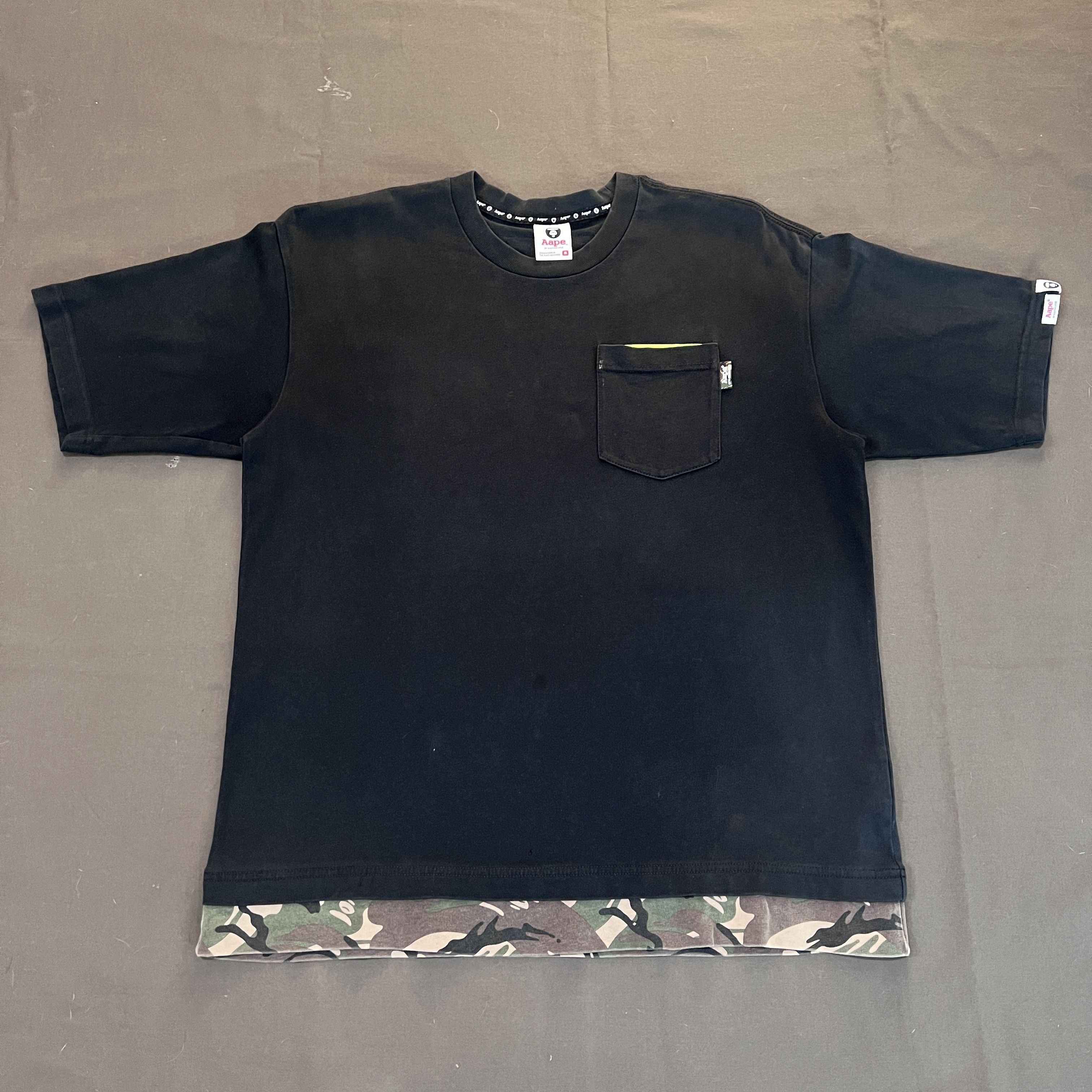 Aape Aape by A Bathing Ape SPEC-APUNVS-AP01 Pocket Tee Size US M / EU 48-50 / 2 - 1 Thumbnail