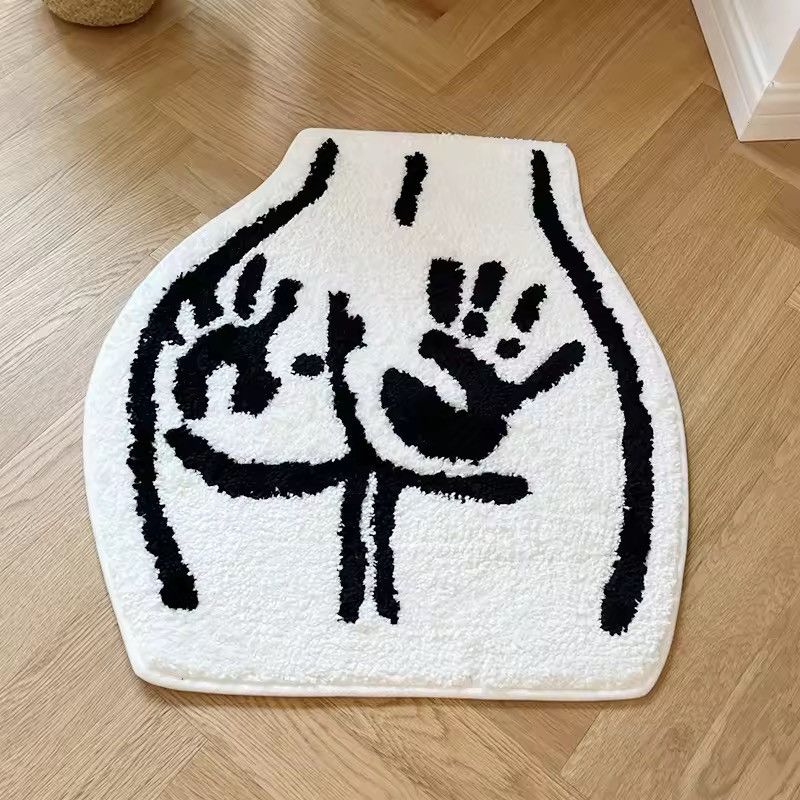 Japanese Brand Ass Butt Carpet Soft Tufted Rug Size ONE SIZE - 3 Thumbnail