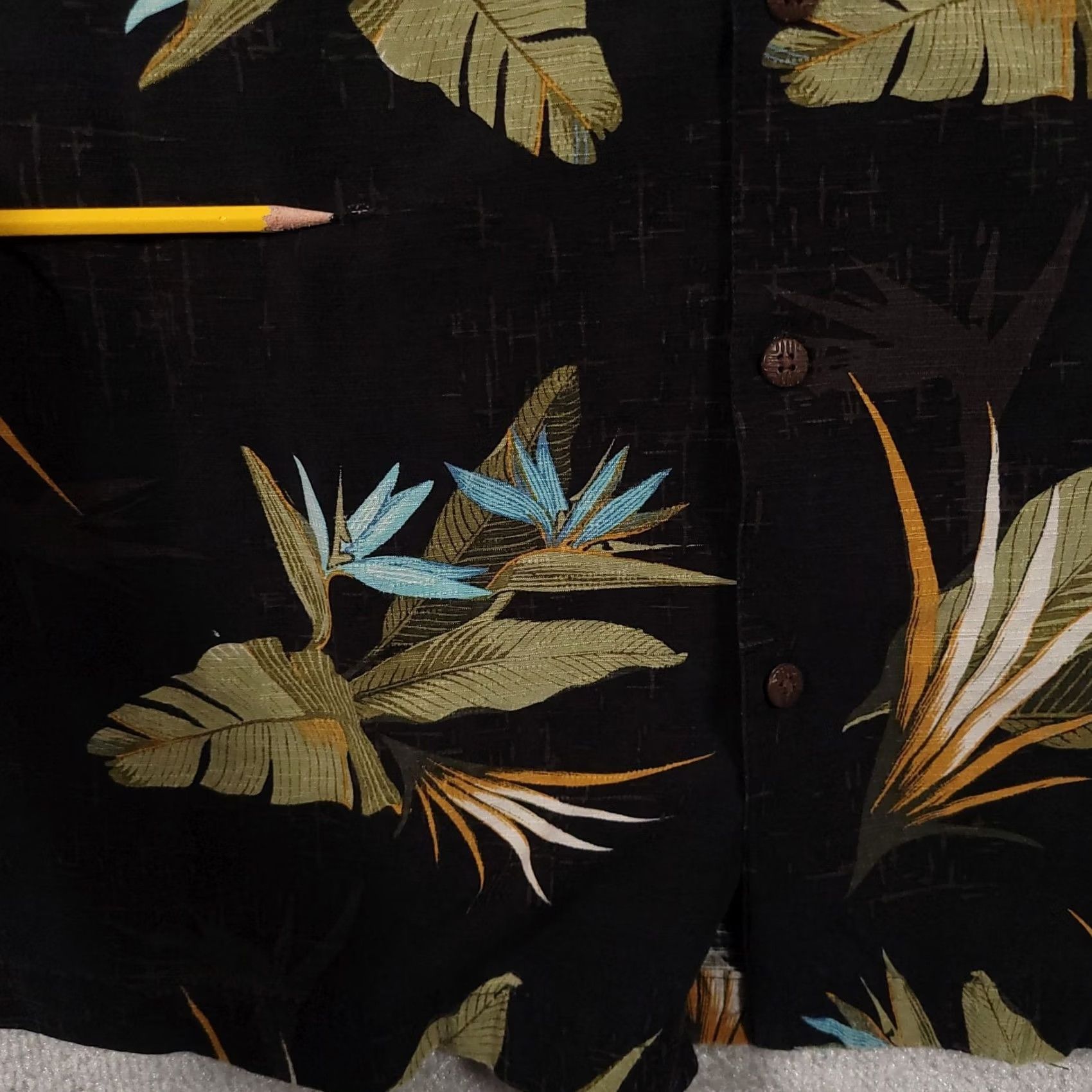 Vintage Paradise Collection Silk Hawaiian Camp Shirt Button Up Mens XL Resort Grunge Size US XL / EU 56 / 4 - 7 Thumbnail