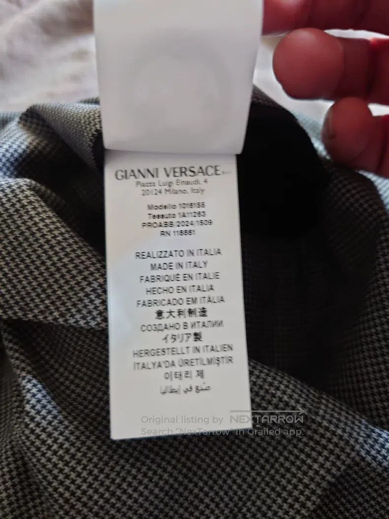 Versace Versace Suit Size 48S - 8 Thumbnail