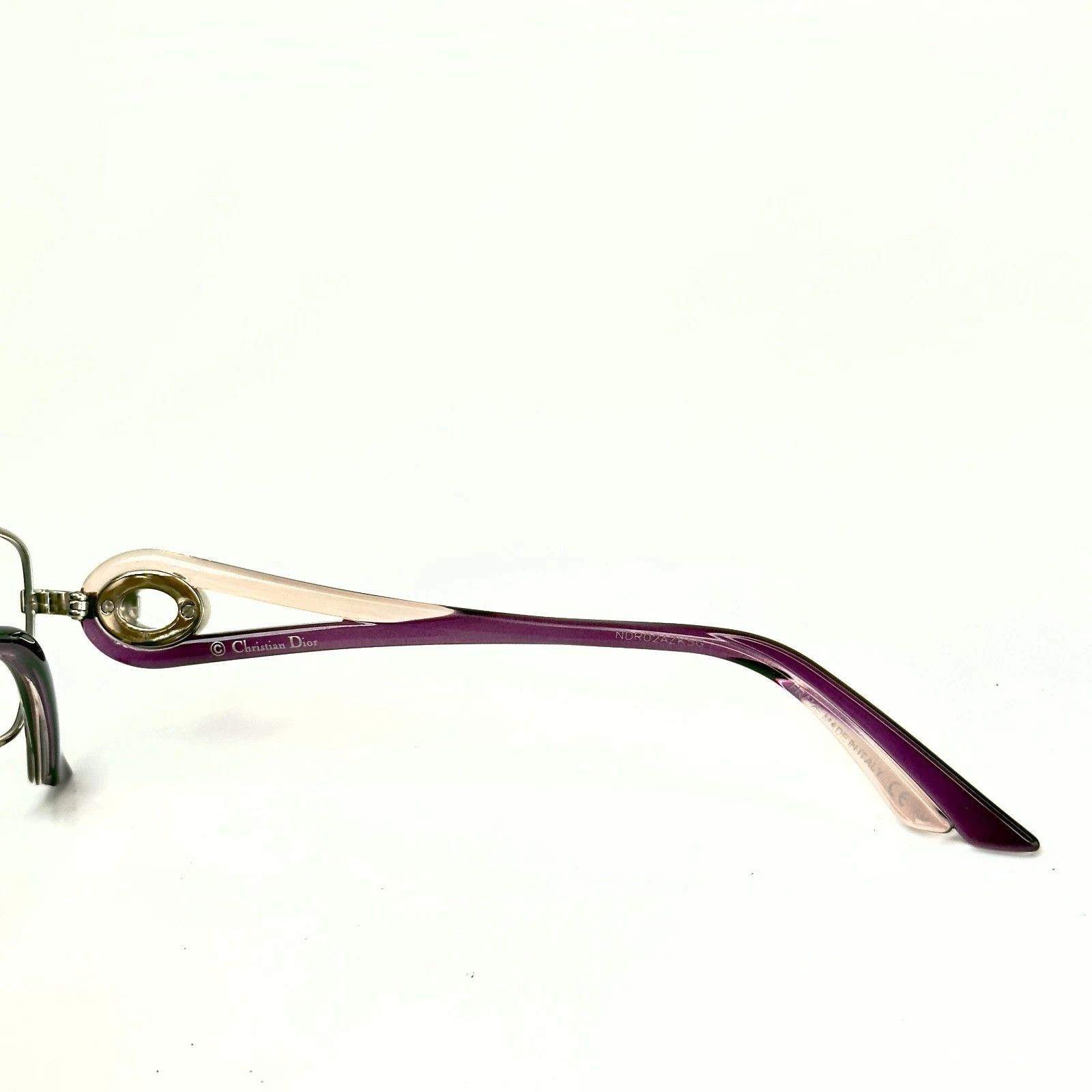 Christian Dior Monsieur CHRISTIAN DIOR CD3754 3754 VOLUTE Silver Square Eyeglasses Size ONE SIZE - 4 Thumbnail