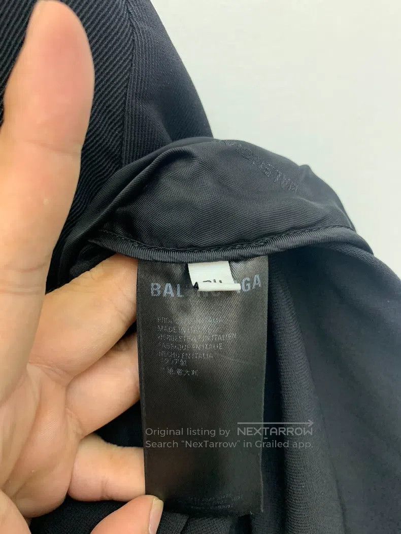 Balenciaga Balenciaga Men's Wool Shirt Jacket, Size 34, Classic Black Size XXS / US 00 / IT 34 - 5 Thumbnail