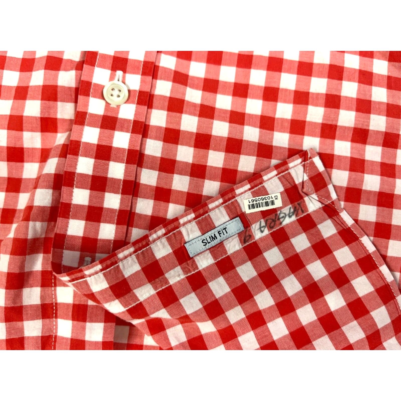 Bonobos Bonobos Mens Button-Down Shirt Check 2XL Pink White Casual Classic Preppy Pockets Cotton Size US XXL / EU 58 / 5 - 5 Thumbnail