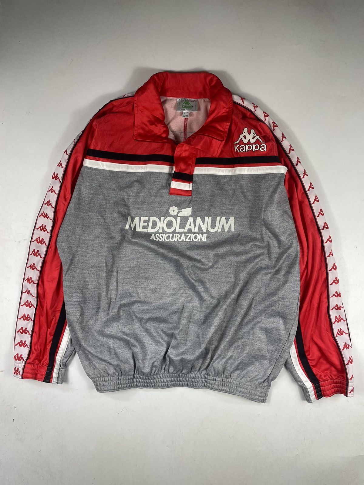 Kappa 1988/89 AC Milan Kappa Set rare soccer jersey track vintage Size US L / EU 52-54 / 3 - 2 Thumbnail