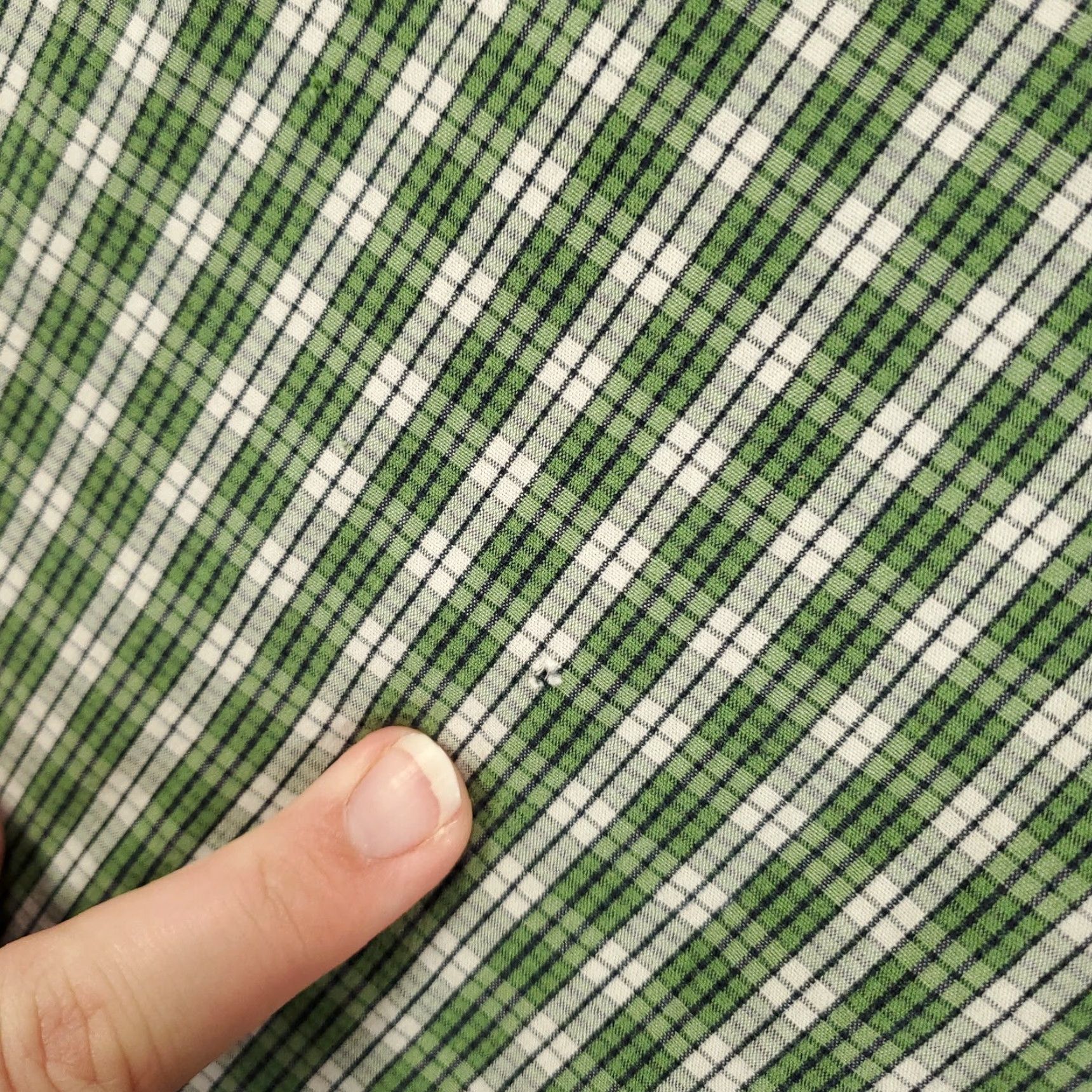 Abercrombie & Fitch VINTAGE Abercrombie & Fitch Button-Up Shirt Mens L Green Plaid (Y2K) Size US L / EU 52-54 / 3 - 4 Thumbnail