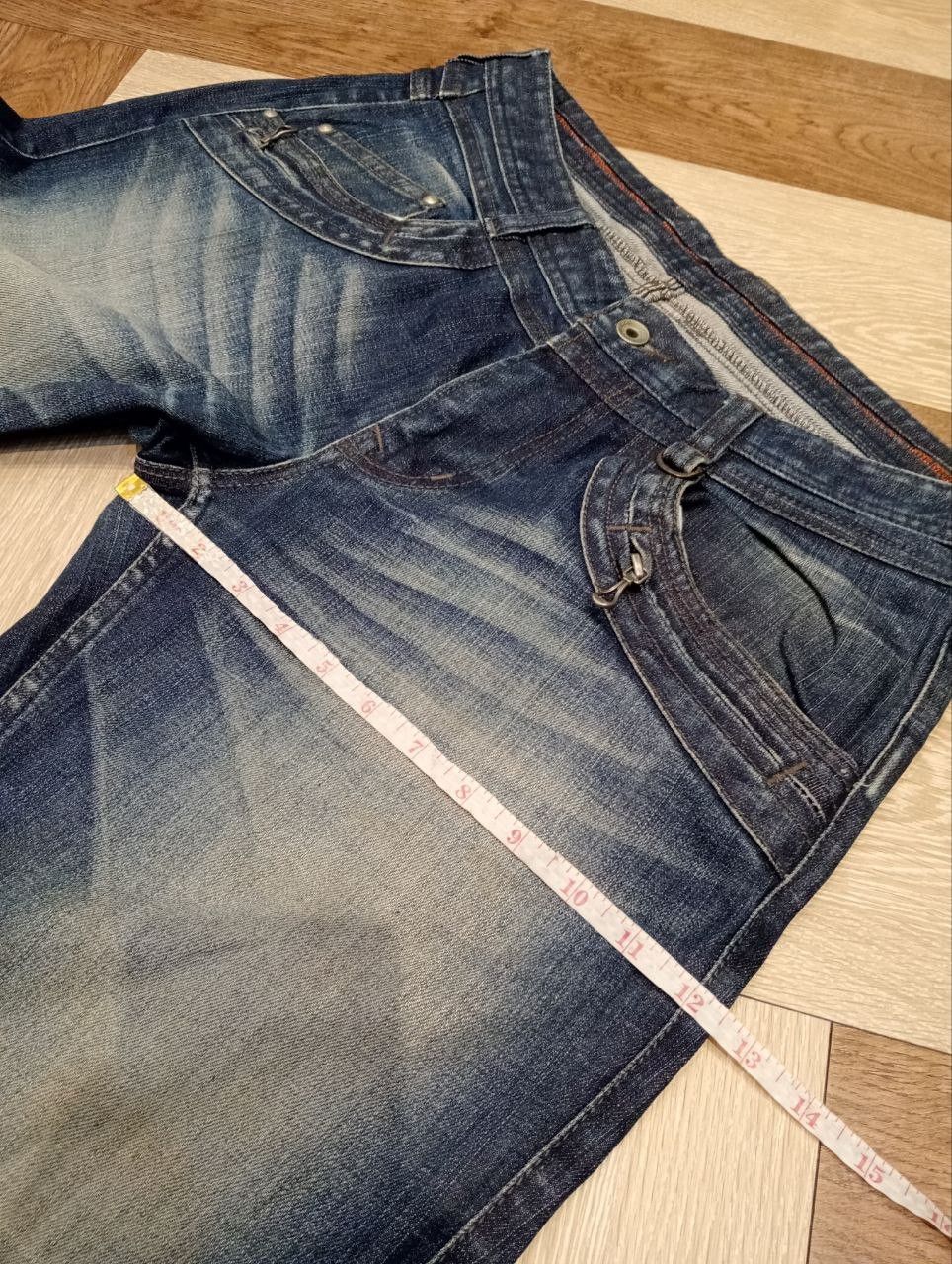 Nicole Club NICOLE CLUB FOR MEN JAPAN 3D DENIM WITH UNIQUE ZIPPER PANTS Size US 33 - 16 Thumbnail