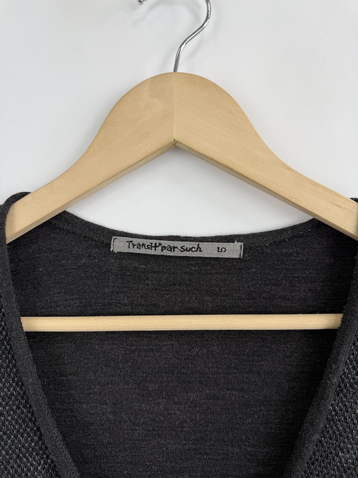 Transit 🇮🇹 Transit Wool Cardigan Avant Gard Made in Italy Rare Retro Size M / US 6-8 / IT 42-44 - 6 Thumbnail
